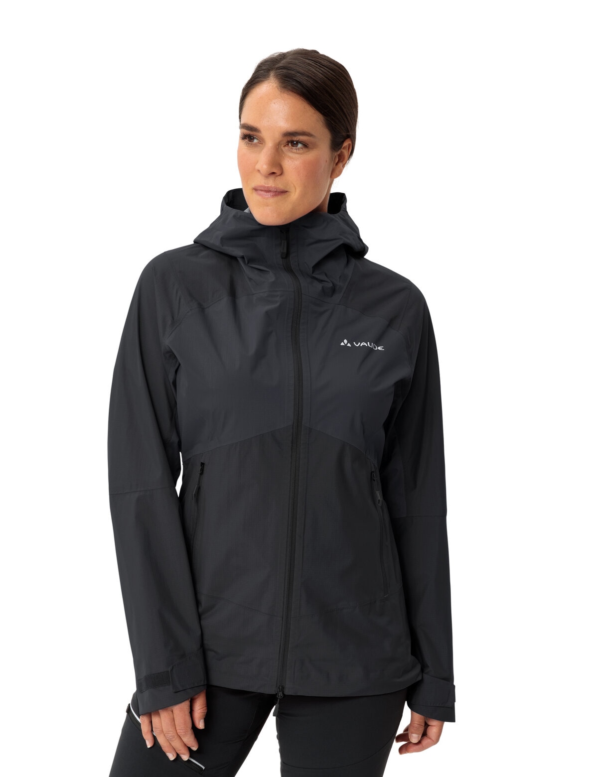VAUDE Veste de pluie »WOMEN'S SIMONY 2,5L JACKET V« mit Kapuze für Wandern und Trekking, atmungsaktiv, wasserdicht, mit Kapuze