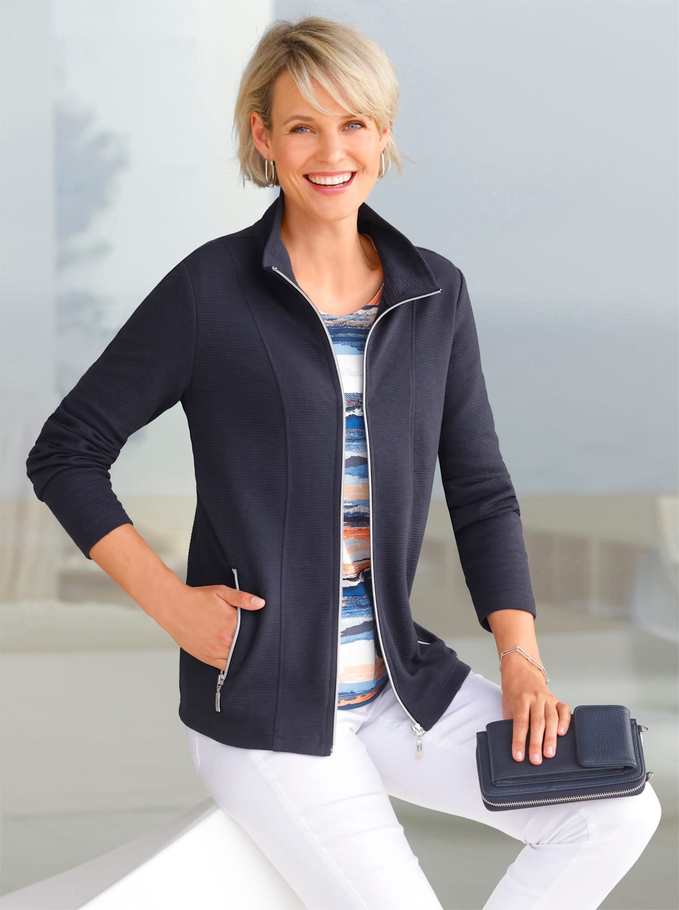 Casual Looks Shirtjacke »Shirtjacke«, (1 tlg.)