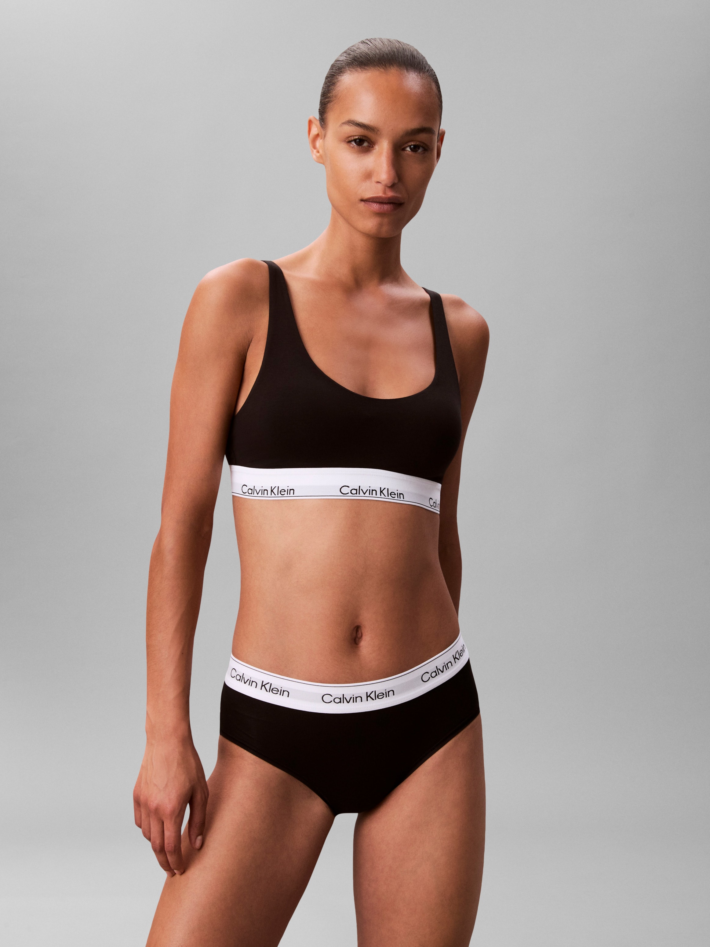 Calvin Klein Underwear Soutien-gorge à bretelles »LIGHTLY LINED BRALETTE« Mit elastischem Saum