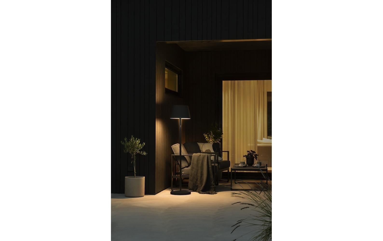 KONSTSMIDE Stehlampe »Pomezia USB Schwarz«, 1 flammig