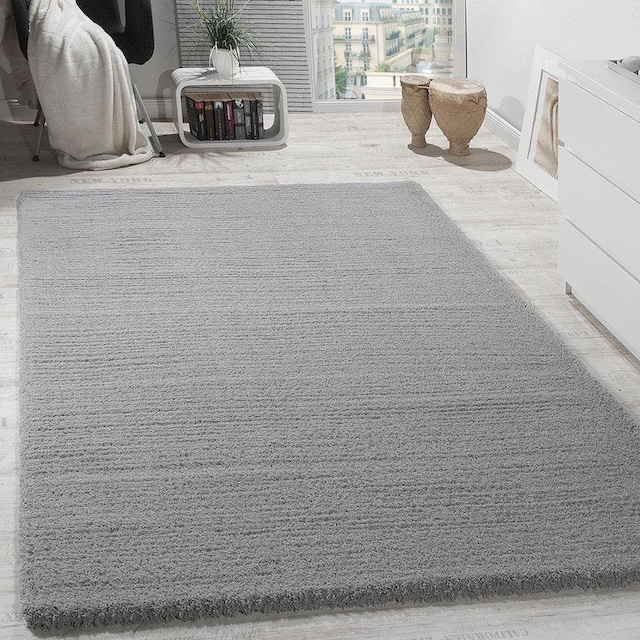 Paco Home Hochflor-Teppich »Avantgarde 550«, rechteckig, gewebt, besonders  weich und & flauschig, Uni Farben jetzt kaufen