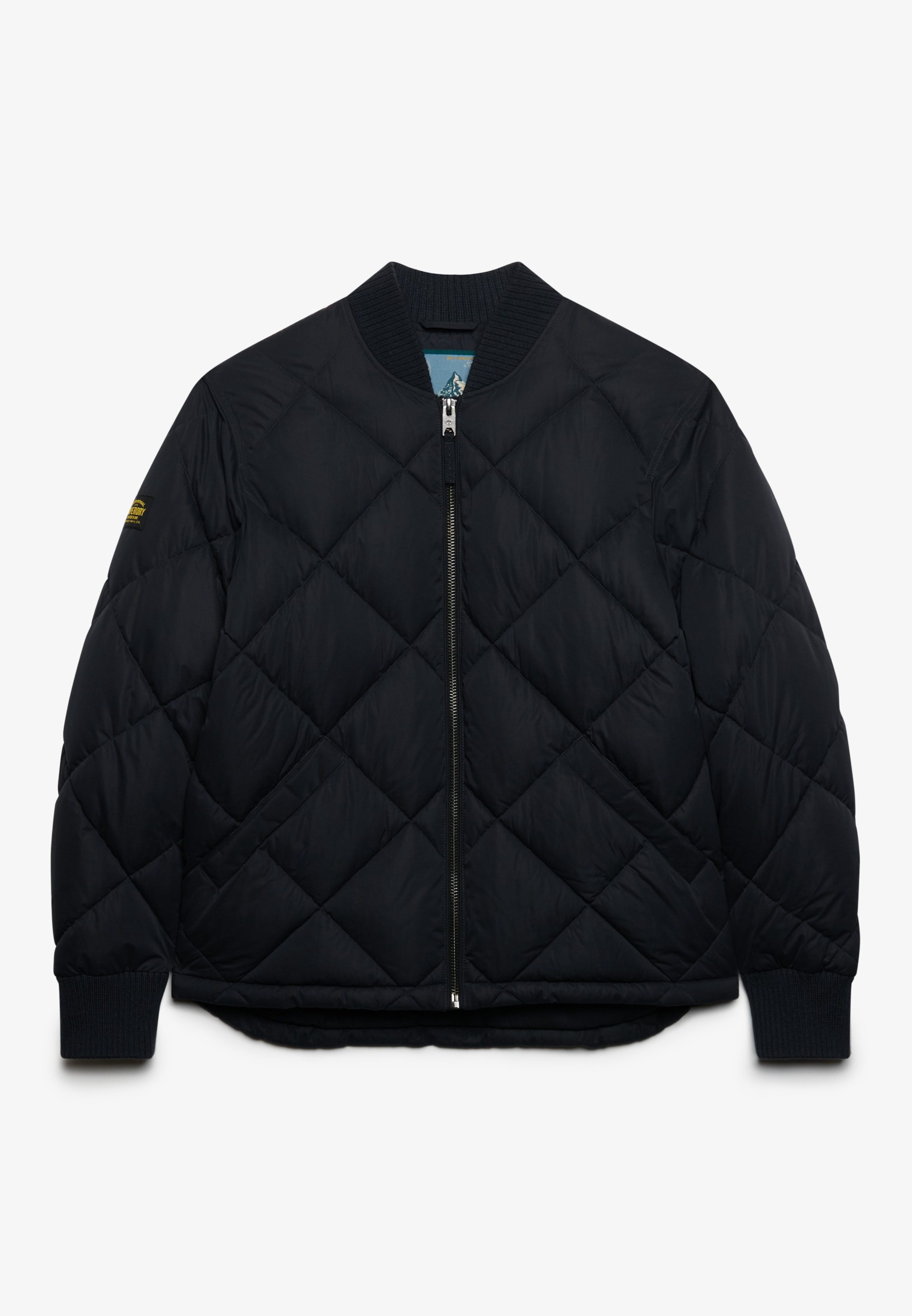 Superdry Steppjacke »DIAMOND QUILT JACKET« Regular Fit, mit Reissverschluss, aus Polyester und Kunstfaser