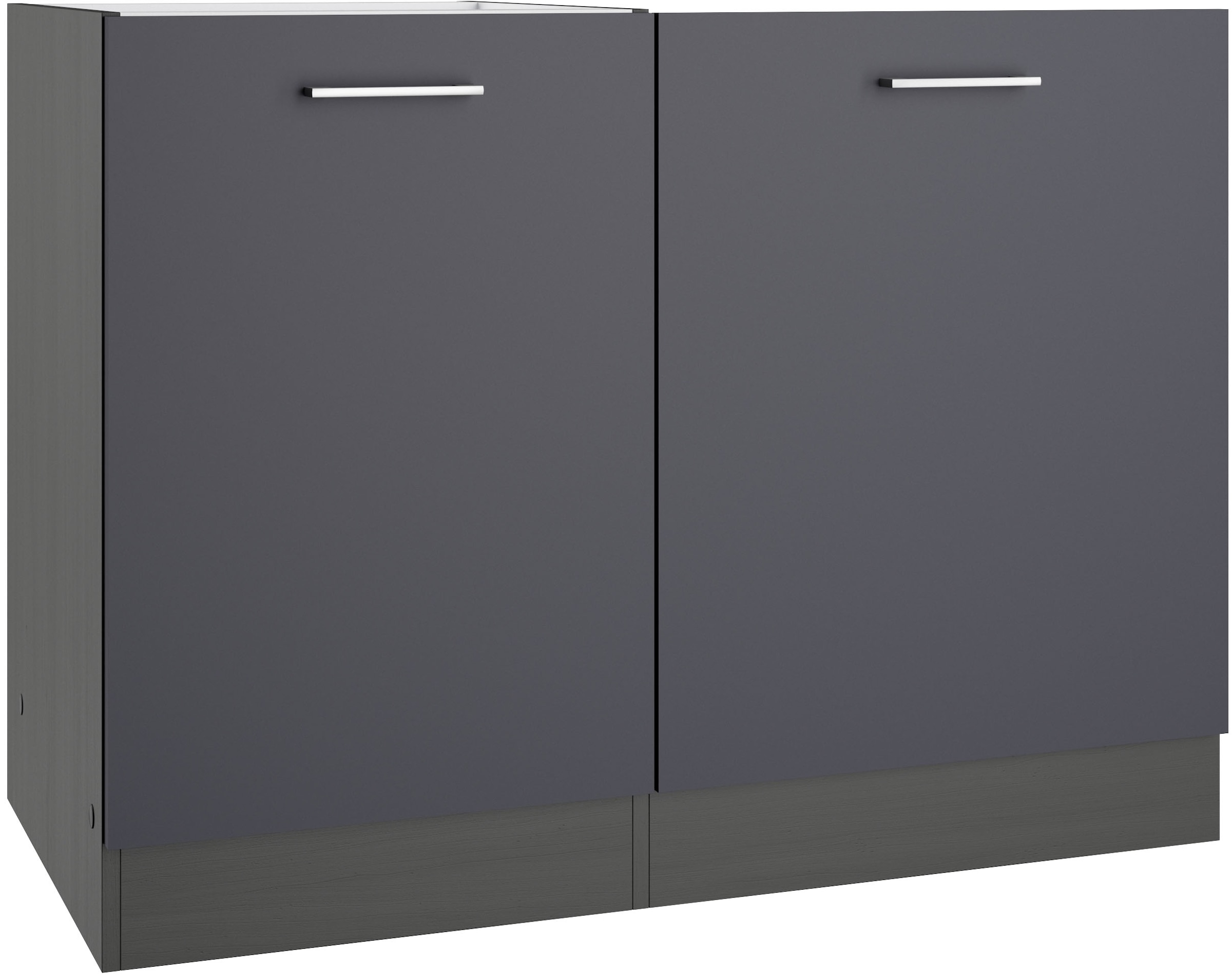 KOCHSTATION Spülenschrank »KS-Milan« Spülzentrum 110 cm, matte oder hochglänzende Fronten