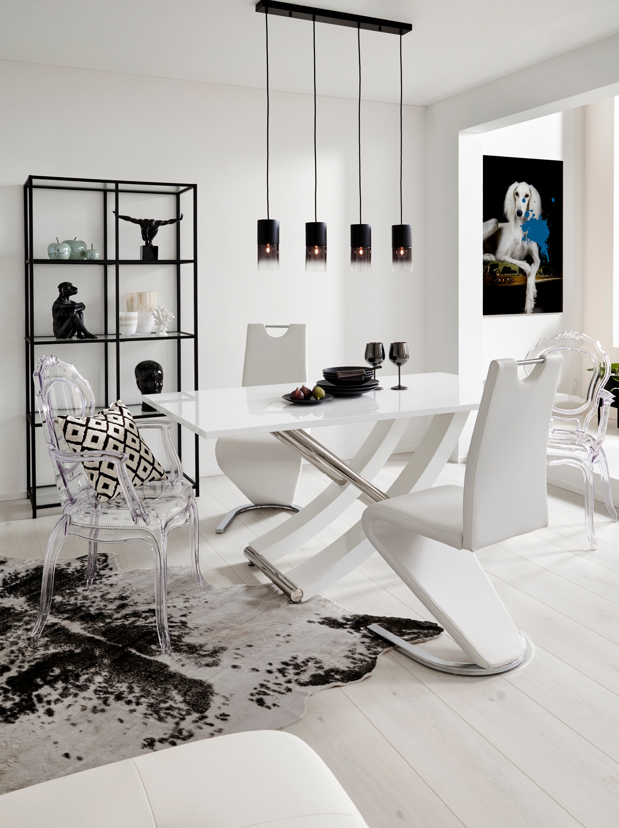 INOSIGN Esstisch »Kaleo, TOPSELLER!«, (Tisch, Esstisch), Breite 160 cm, modernes Design, stabil, Hochglanz