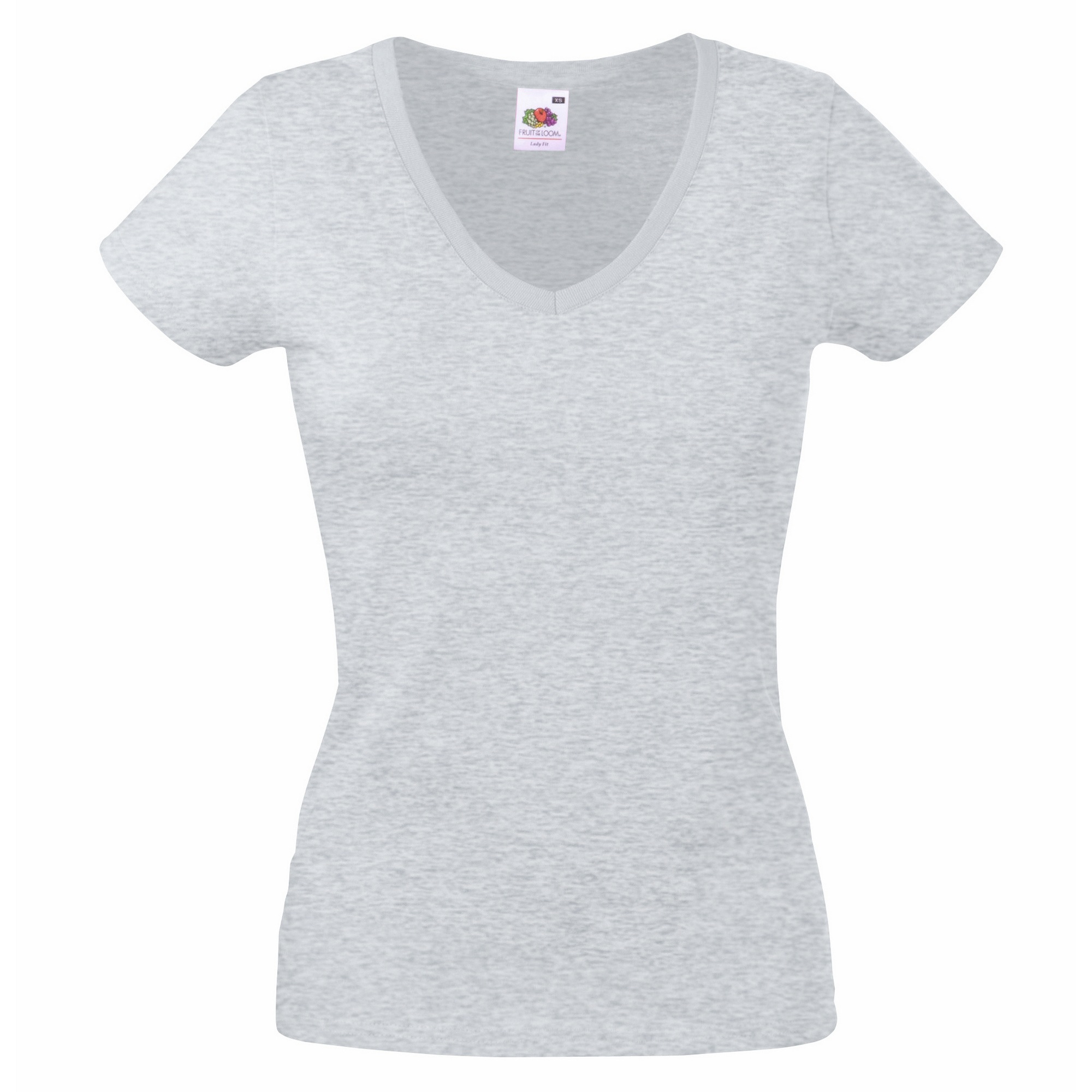 V-Shirt »Lady-Fit Valueweight Damen T-Shirt, V-Ausschnitt«