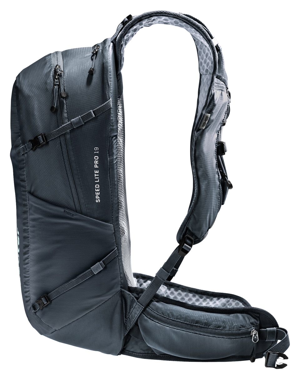 deuter Sac à dos de randonnée »SPEED LITE PRO 19« für schnelle Touren, mit Taschen an Schulterträgern und Hüftflossen