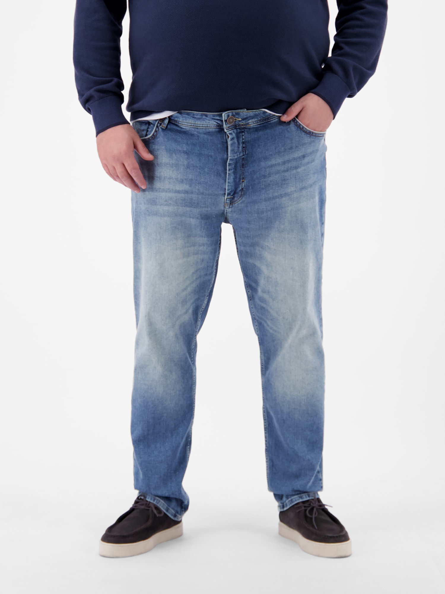 Image of LERROS 5-Pocket-Jeans "Herren Jeans BAXTER in Übergrössen, Straight Leg"