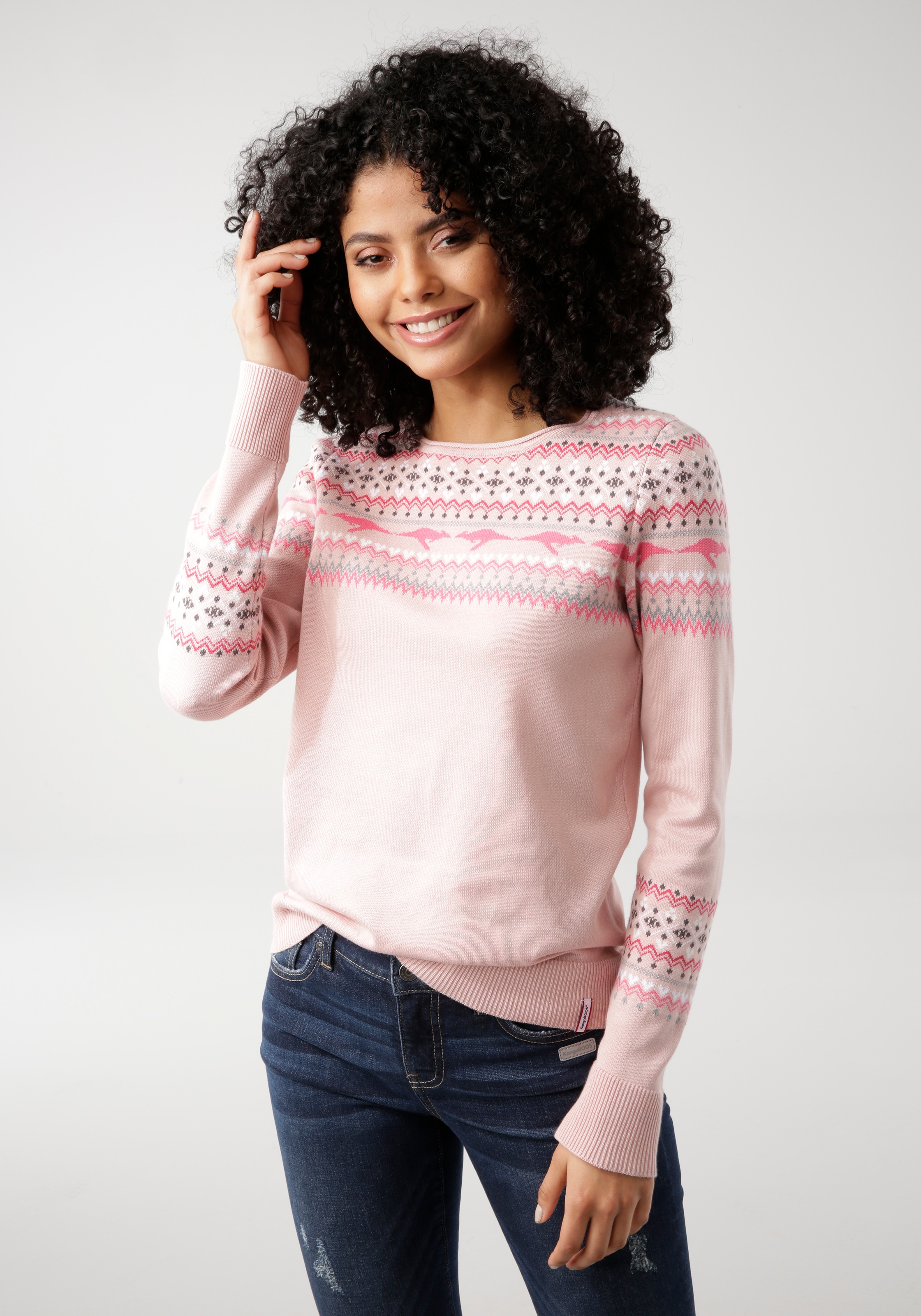 Image of KangaROOS Norwegerpullover, im winterlichen Design - NEUE KOLLEKTION bei Ackermann Versand Schweiz