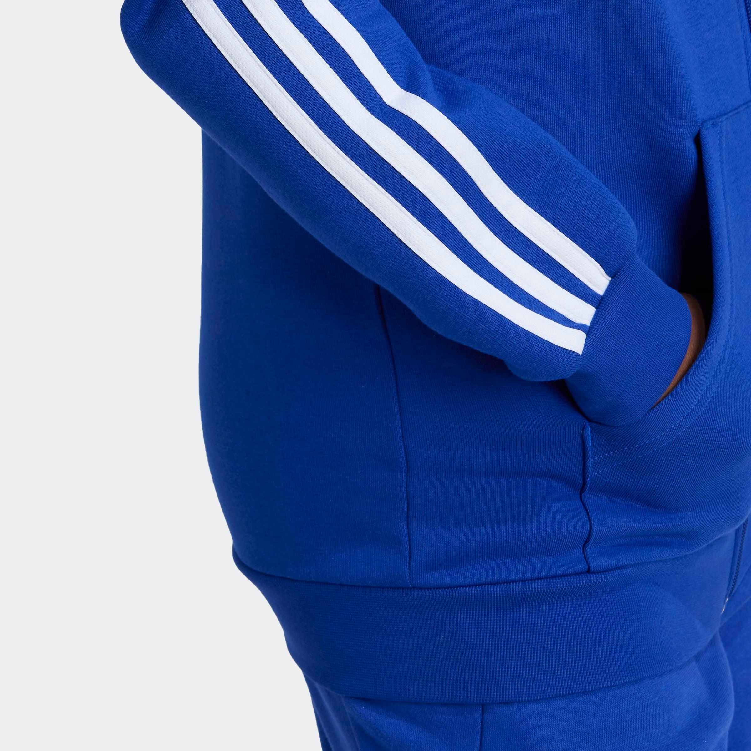 adidas Sportswear Kapuzensweatshirt »ESSENTIALS 3STREIFEN FLEECE KAPUZENJACKE«