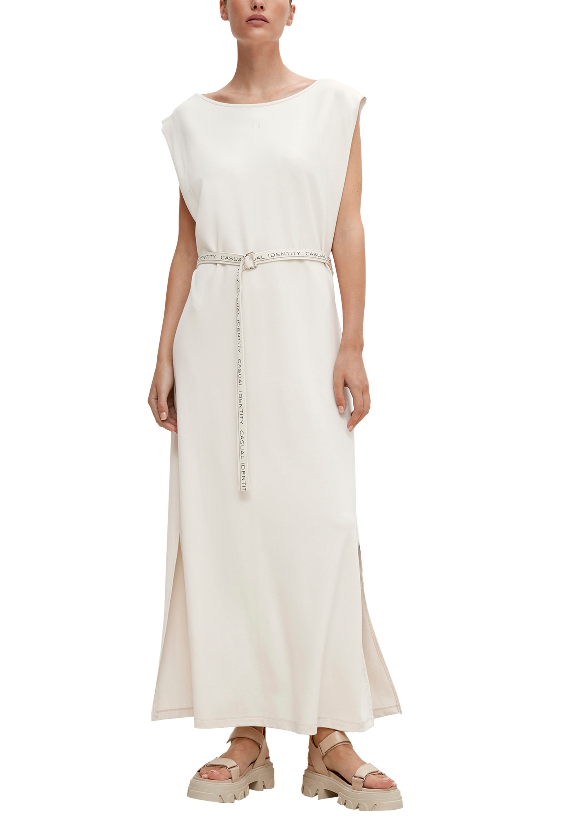 Image of Comma Maxikleid, aus Interlockjersey, mit Stoffgürtel bei Ackermann Versand Schweiz