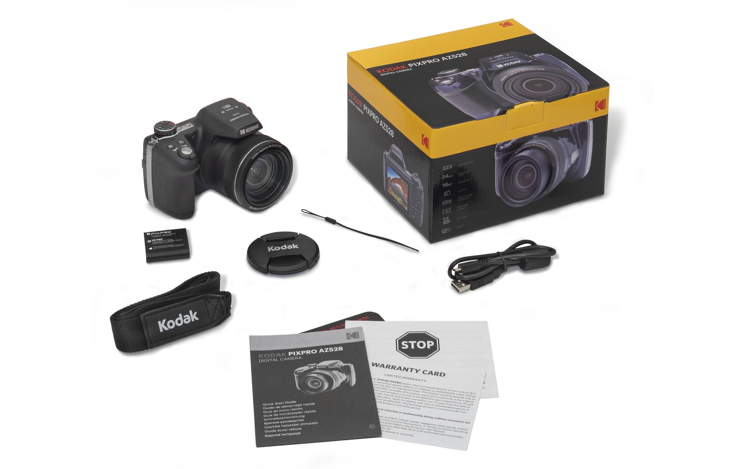 Kodak Kompaktkamera »PixPro AZ528«, 16,76 MP, 52 fachx opt. Zoom, WLAN