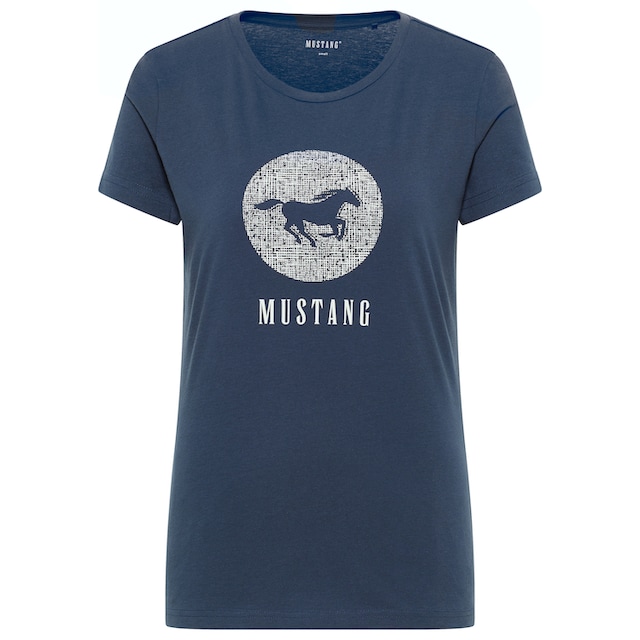 ♕ MUSTANG Kurzarmshirt »Mustang T-Shirt Print-Shirt« versandkostenfrei  bestellen