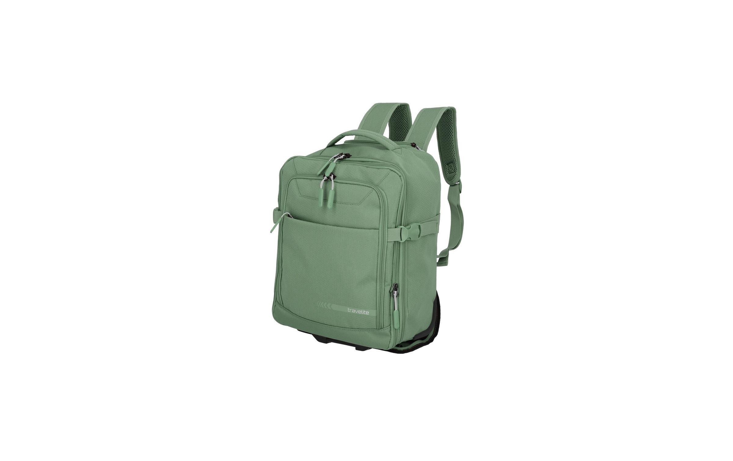 travelite Trolley »Kick Off Backpack 28 l« 28 l 2 Rollen Widerstandsfähige Materialien