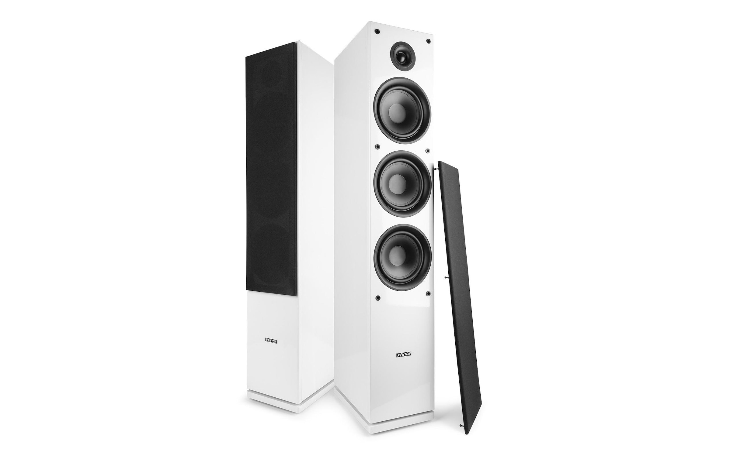 Stand-Lautsprecher »Fenton Paar SHF80W Weiss«