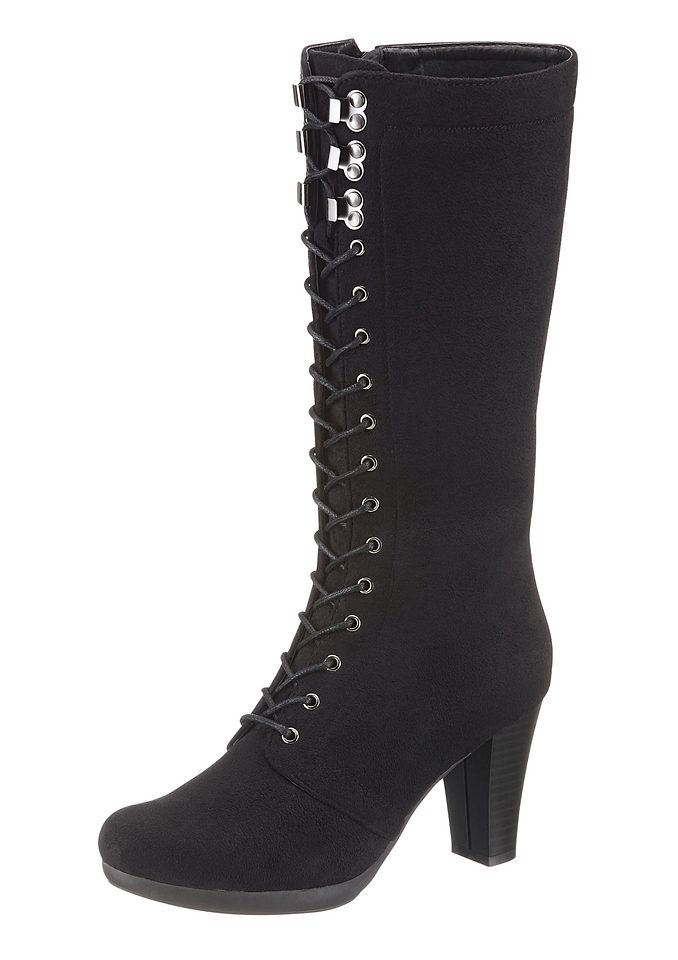 Image of Andrea Conti Schnürstiefel, mit Zipp seitlich bei Ackermann Versand Schweiz