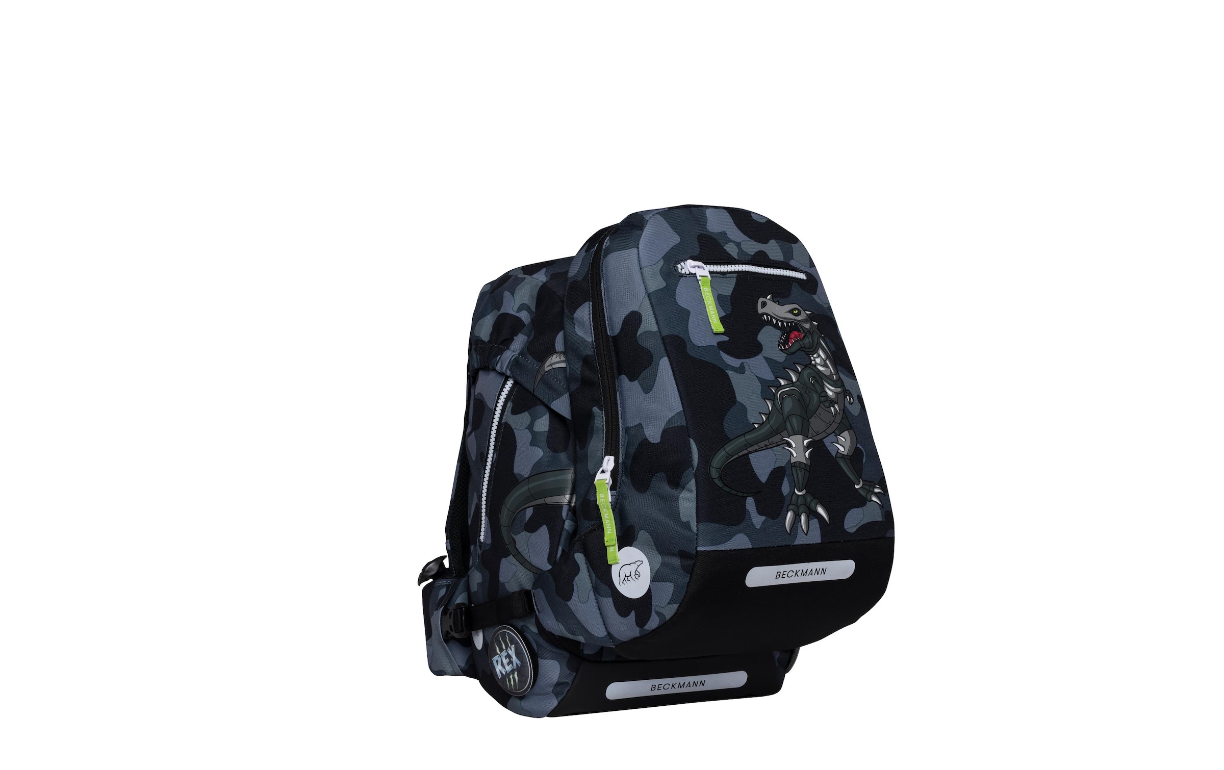 Beckmann Schulrucksack »Classic Set Camo Rex 6-teilig«