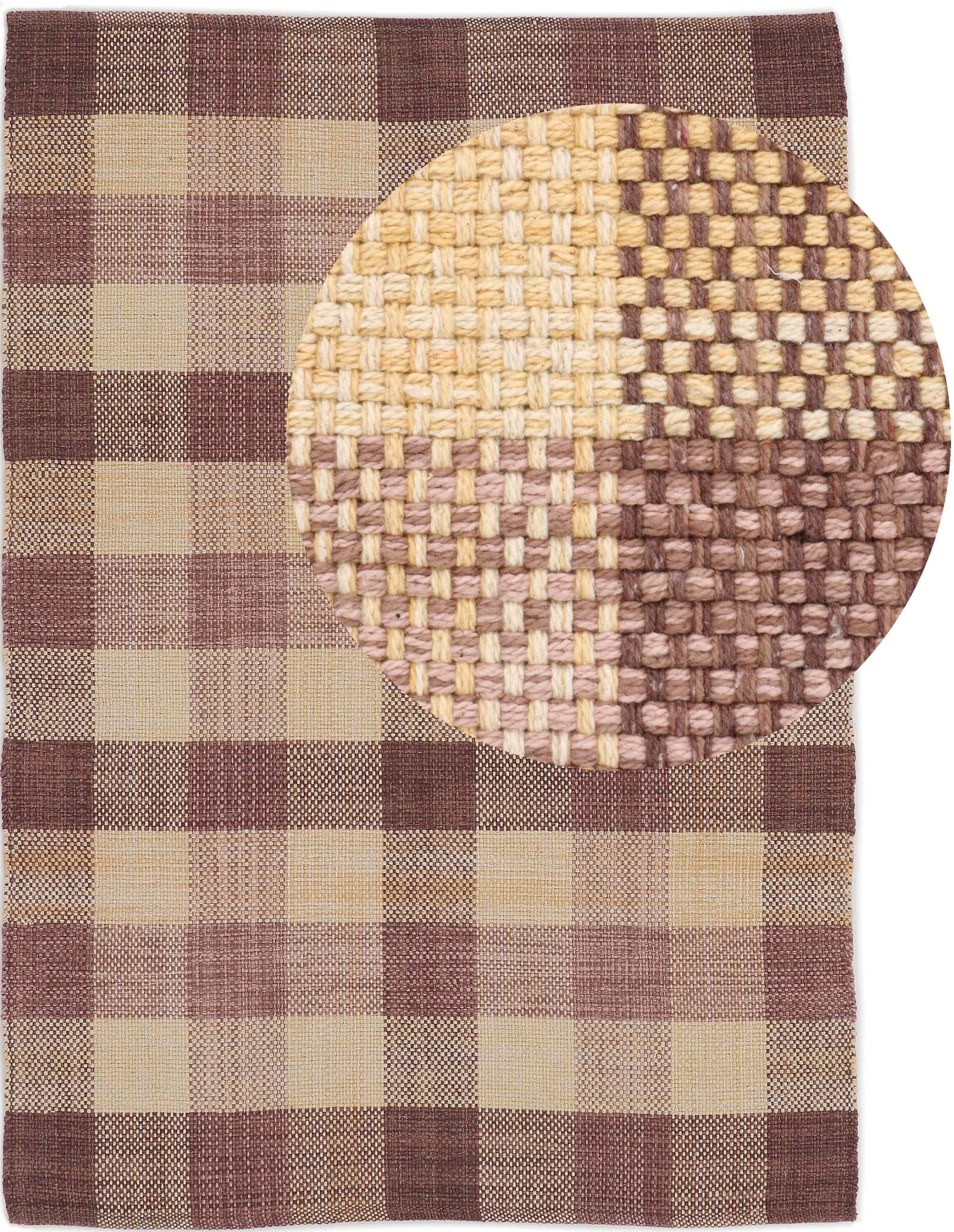 Image of carpetfine Teppich »Kelim Ella«, rechteckig, 5 mm Höhe, reine Baumwolle, Wendeteppich, Wohnzimmer bei Ackermann Versand Schweiz