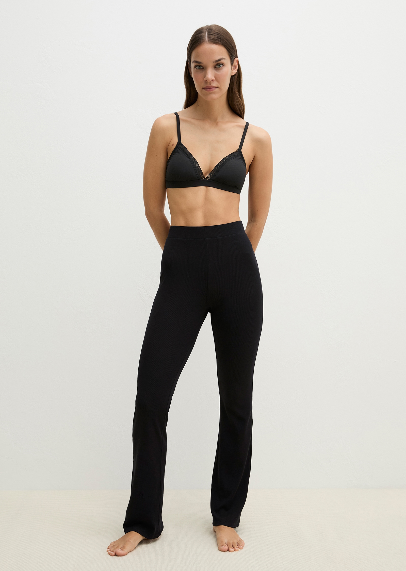 Image of Marc OPolo Loungehose körpernahe Passform, für Homewear, mit Stretch, aus TENCEL™ Modal-Mix