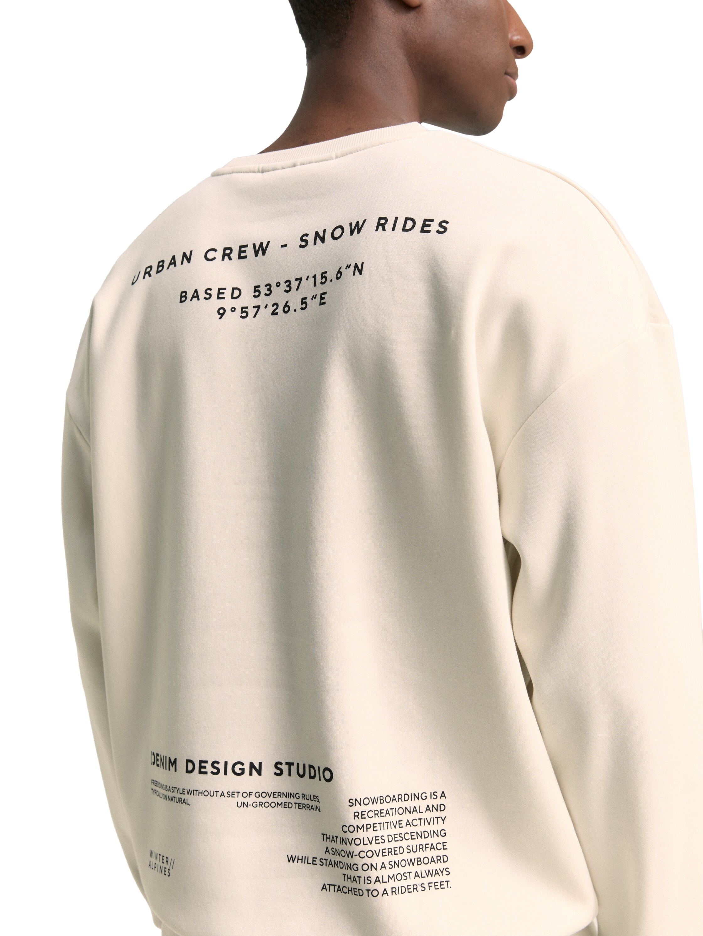 TOM TAILOR Denim Sweatshirt , mit Schriftzügen
