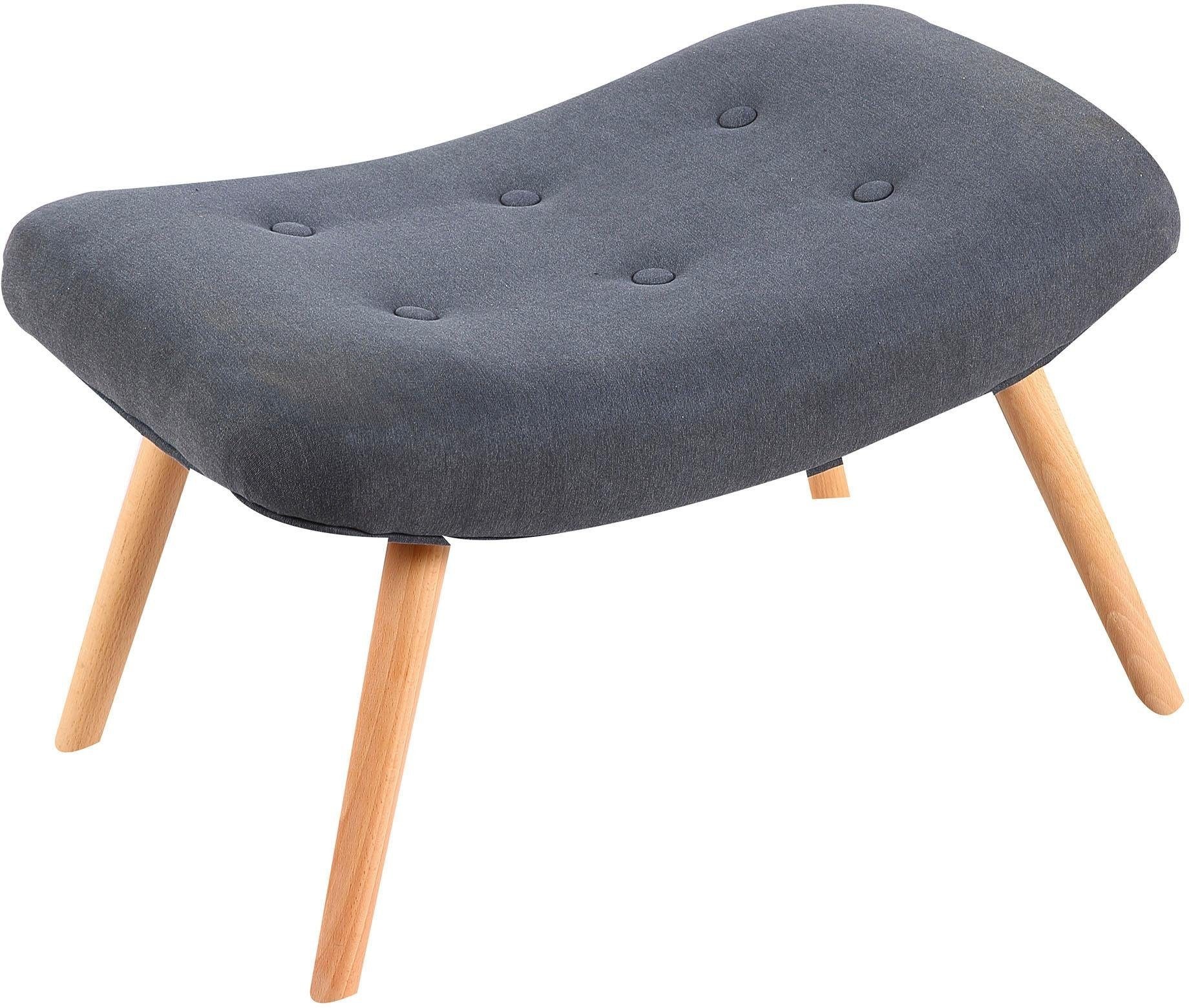 Image of Homexperts Hocker »Aron«, (1 St.), Hocker mit Knopfsteppung bei Ackermann Versand Schweiz