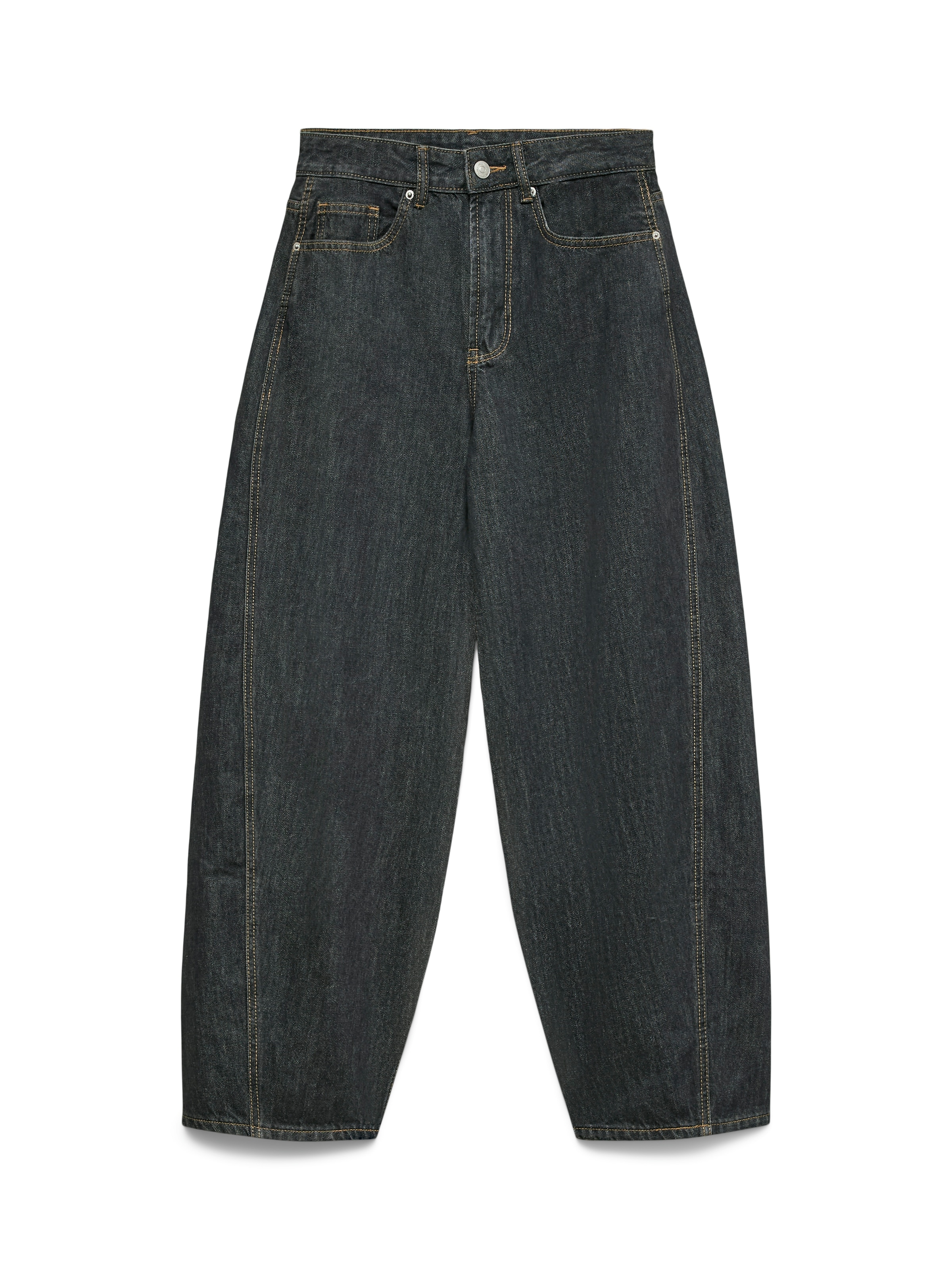 Vero Moda Jeans large »VMZOE MR BARREL DNM JEANS LI223 NOOS« coton, taille mi-haute, coupe ample