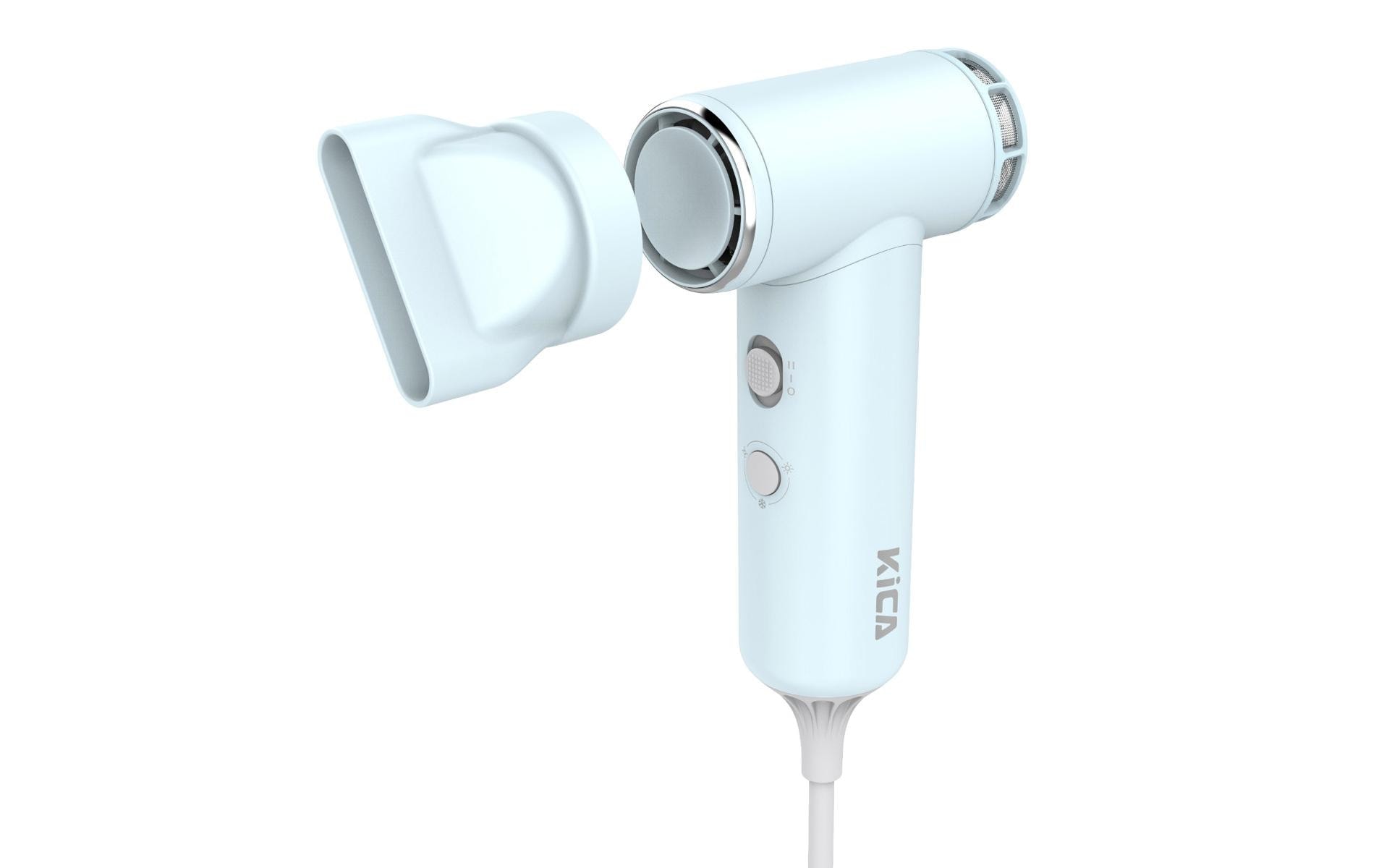   Sèche-cheveux de voyage »KiCA Jet Dry« 850 W Haartrockner inkl. Styling-Aufsatz