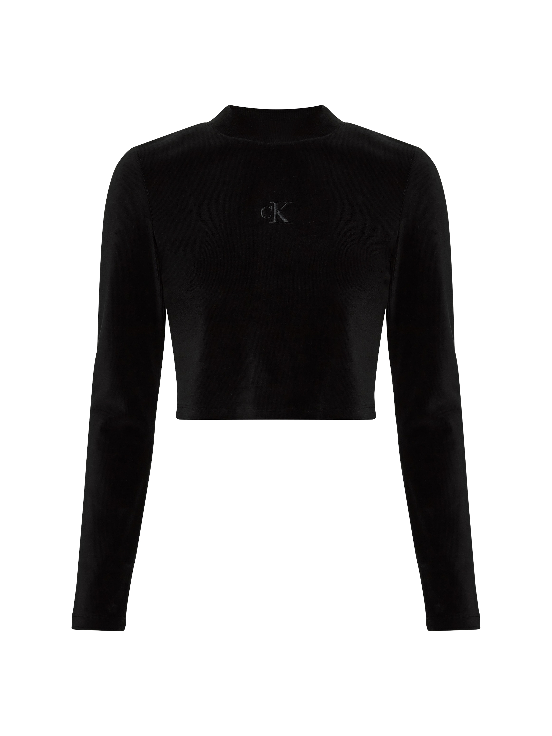 ♕ Calvin Klein Jeans bestellen versandkostenfrei RIB LONG »VELVET TOP« SLEEVE Langarmshirt