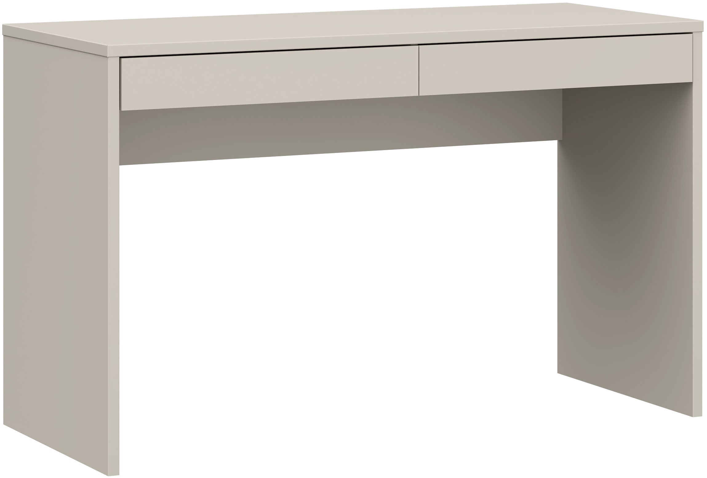 Image of FORTE Schreibtisch "Milles" 2 Schubkästen mit Vollauszug, B/H/T 124,8/77,3/53,1 cm
