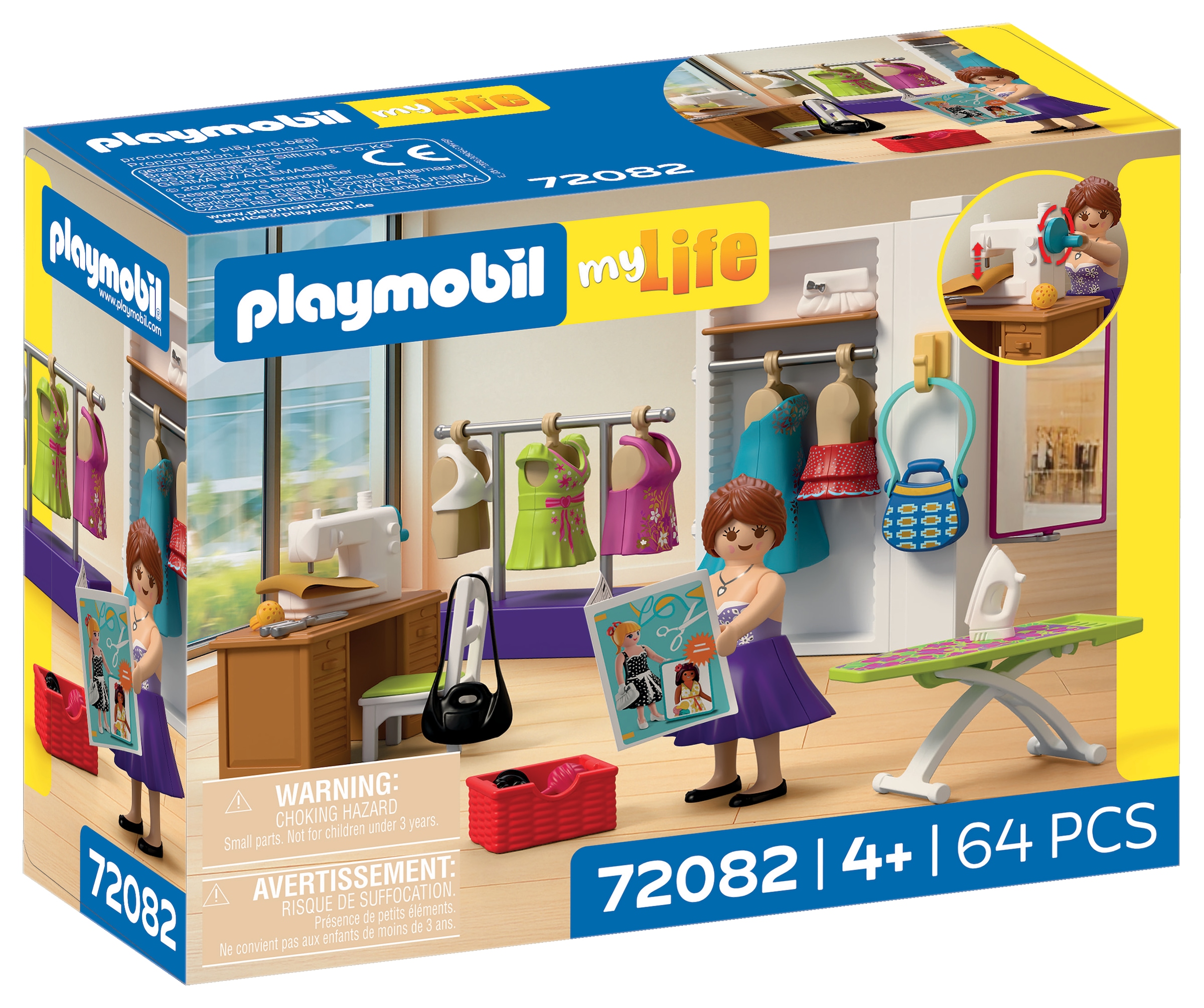 Playmobil® Konstruktions-Spielset »Modedesignerin (72082), My Life« Made in Europe