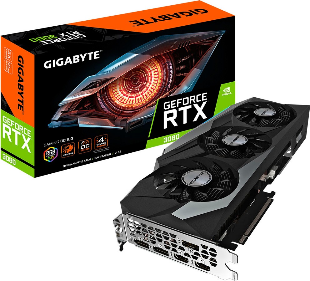 Image of Gigabyte Grafikkarte »GeForce RTX 3080 GAMING OC (rev. 2.0)«, 10 GB, GDDR6X bei Ackermann Versand Schweiz