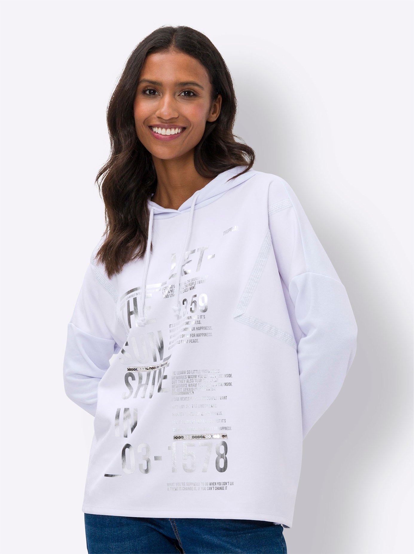 heine Langarmshirt »Kapuzen-Shirt«, (1 tlg.)