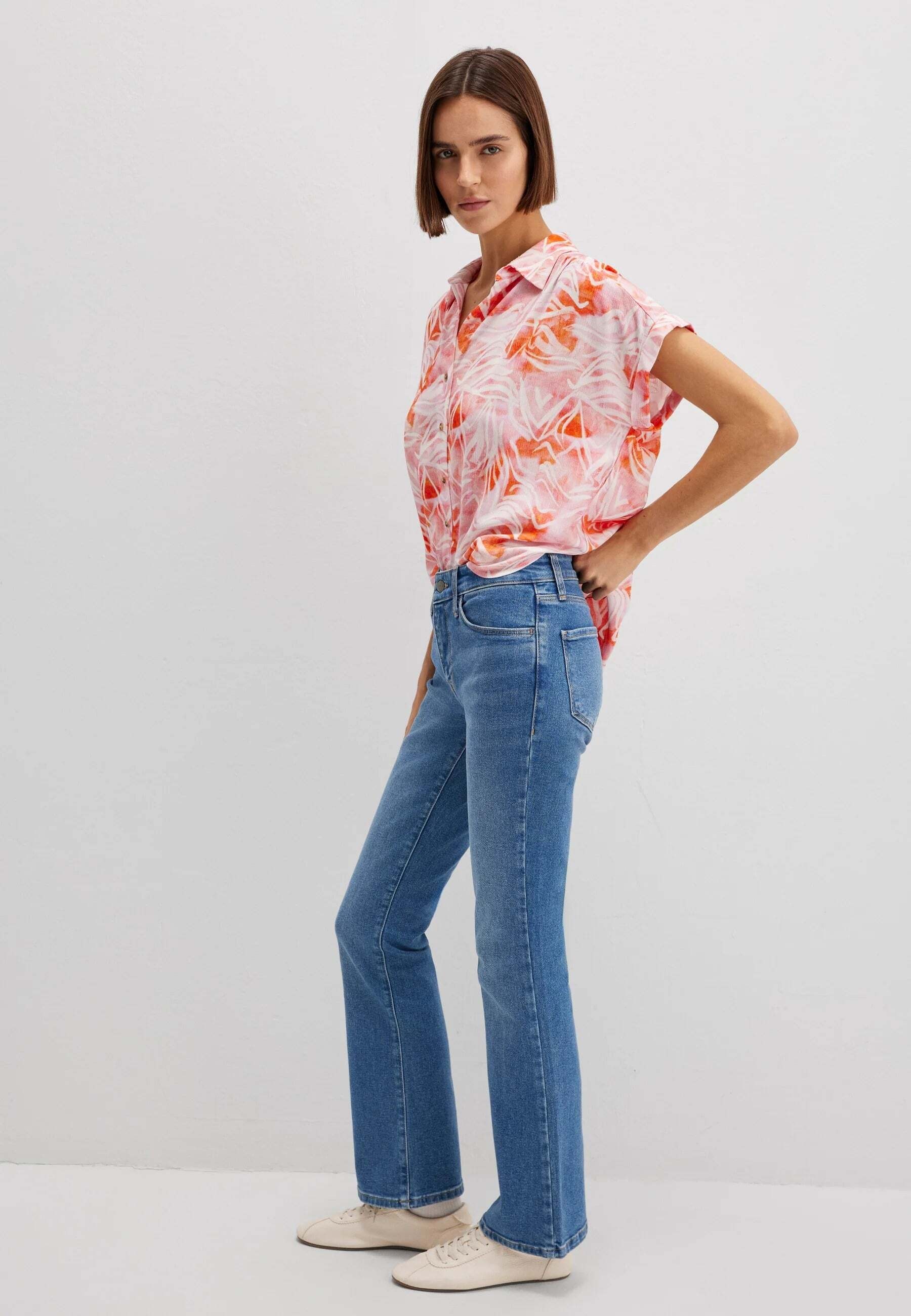 Mavi Kurzarmbluse »Mavi Kurzarmbluse Short Sleeve«