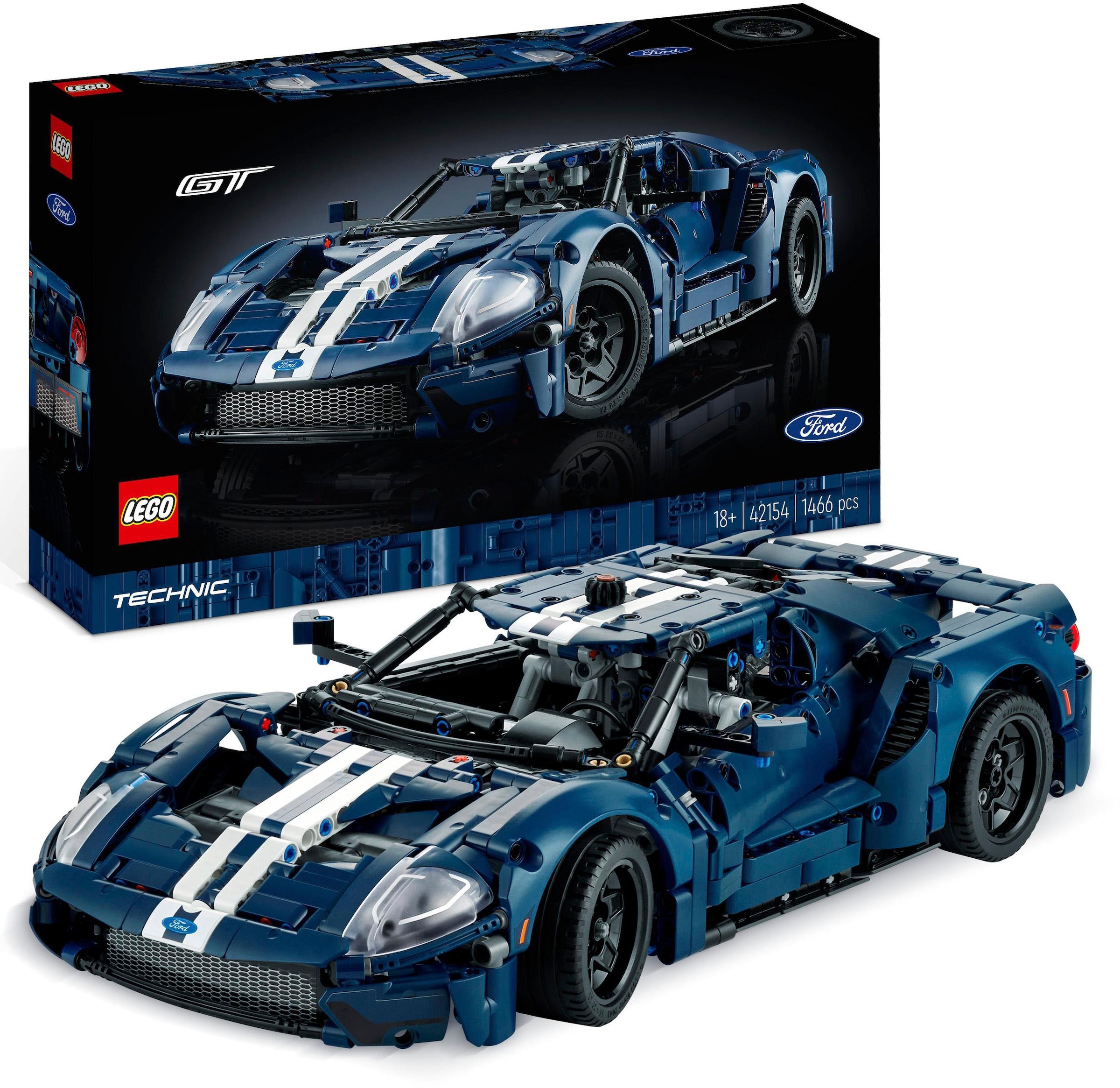 LEGO® Konstruktionsspielsteine »Ford GT 2022 (42154), LEGO® Technic«, (1466 St.)