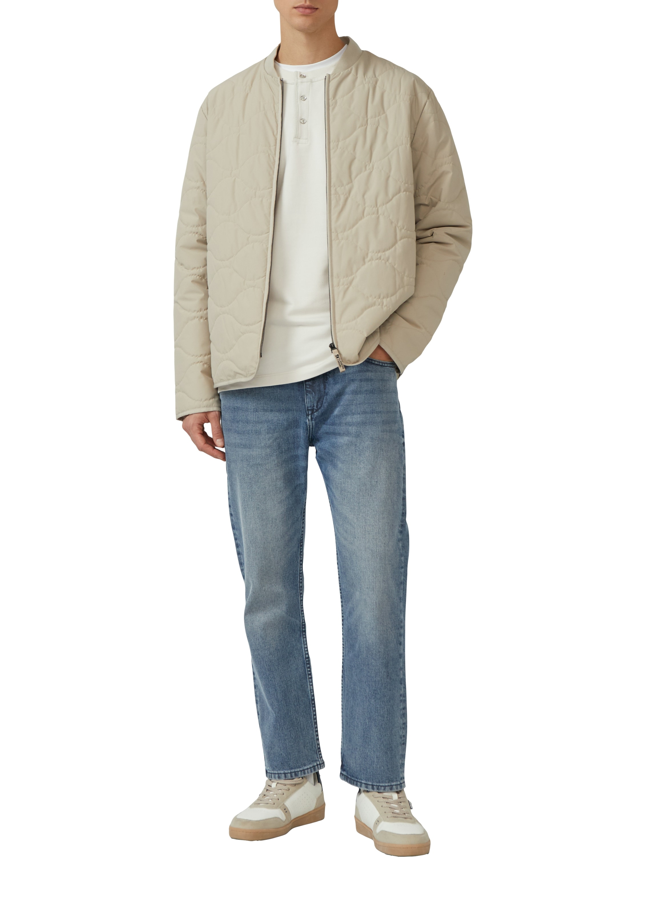 s.Oliver Langarmshirt mit Logo Stickerei