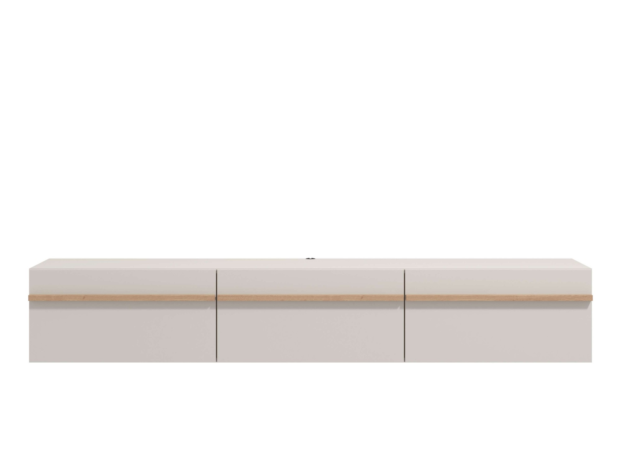 INOSIGN Lowboard »Arles TV-Kommode, Breite 128 /154/192 cm, TV-Schrank, Wandmontage«, mit geschlossenen Fächern, in Kaschmir Farbe, mit Klappentüren