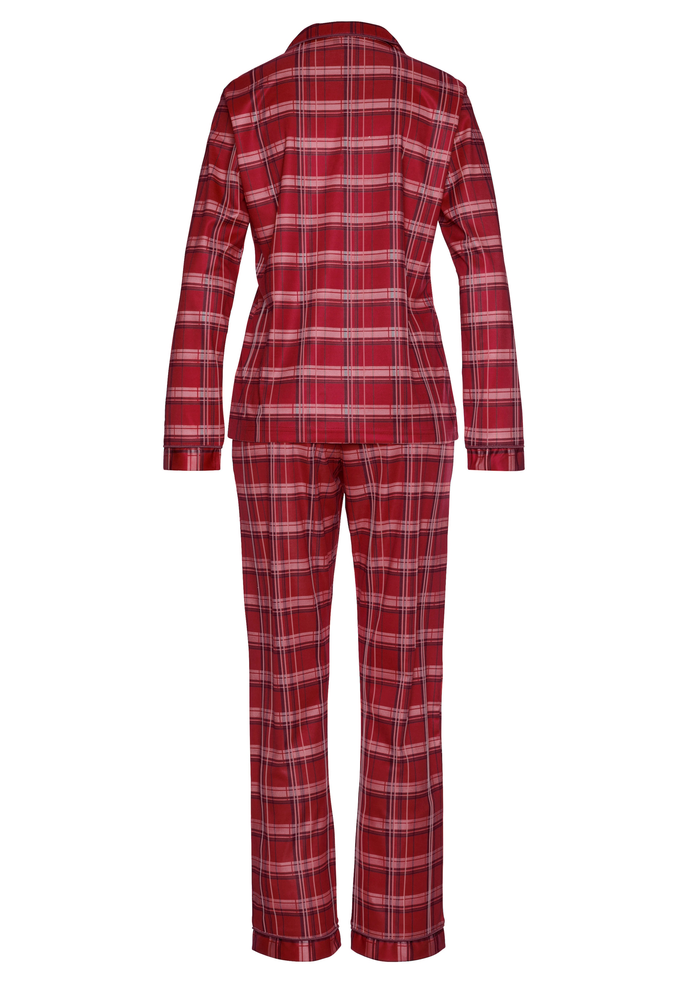 H.I.S Pyjama, (Set, 2 tlg.), aus Flanell mit Allover-Karomuster