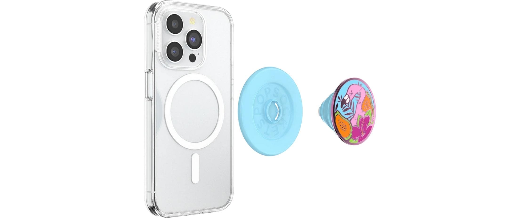 Popsockets Handy-Halterung »Flamingo Enamel MagSafe«