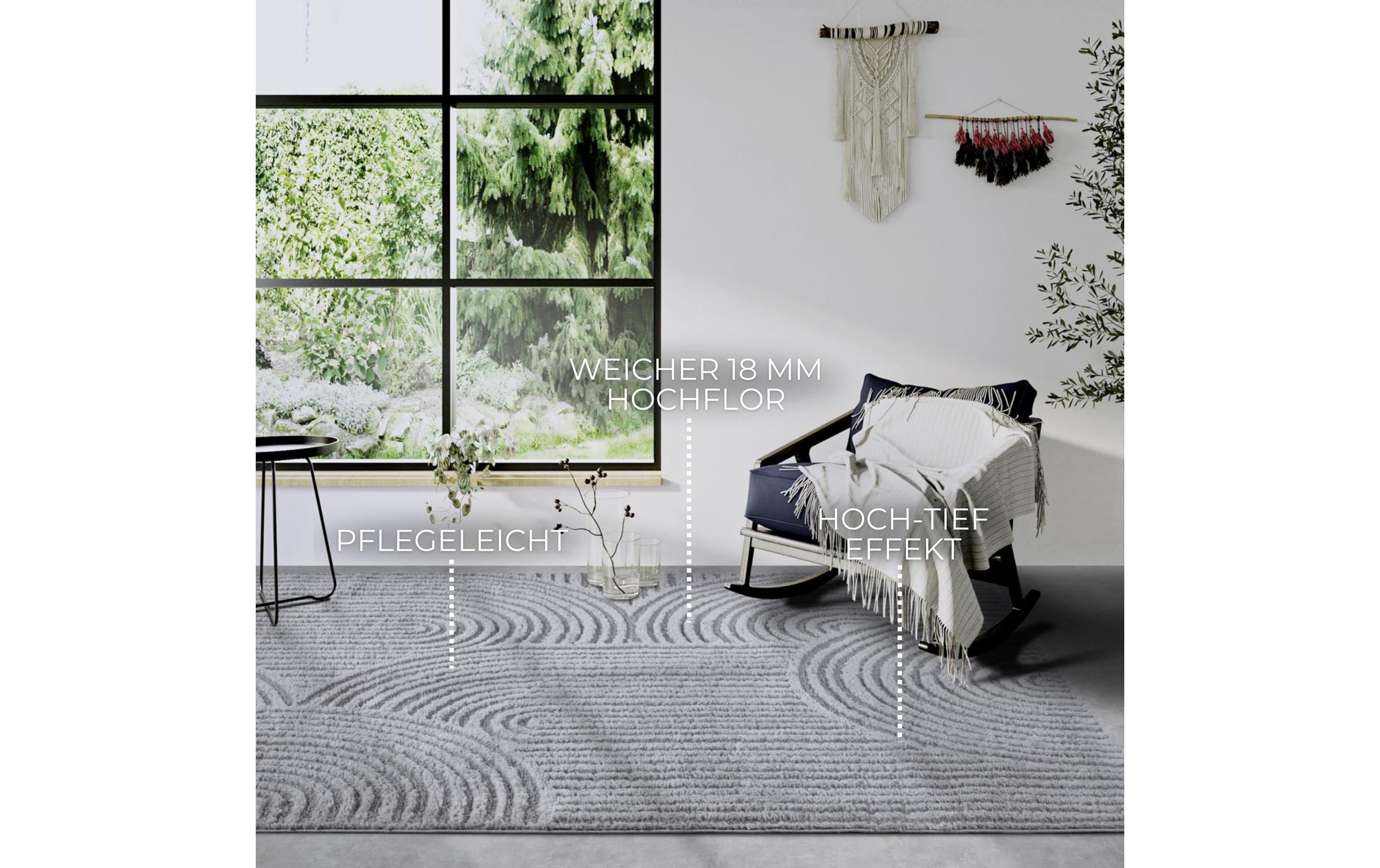 ELLE DECORATION Teppich »Chappe 160 cm x 235 cm«