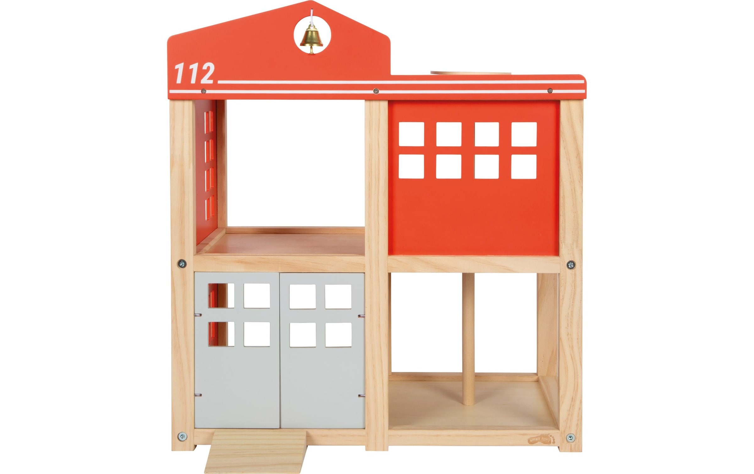 Small Foot Caserne de pompiers ludique »Grosse Feuerwache mit Zubehör« batteriebetriebenes Sound- & Lichtmodul für realistische Einsätze