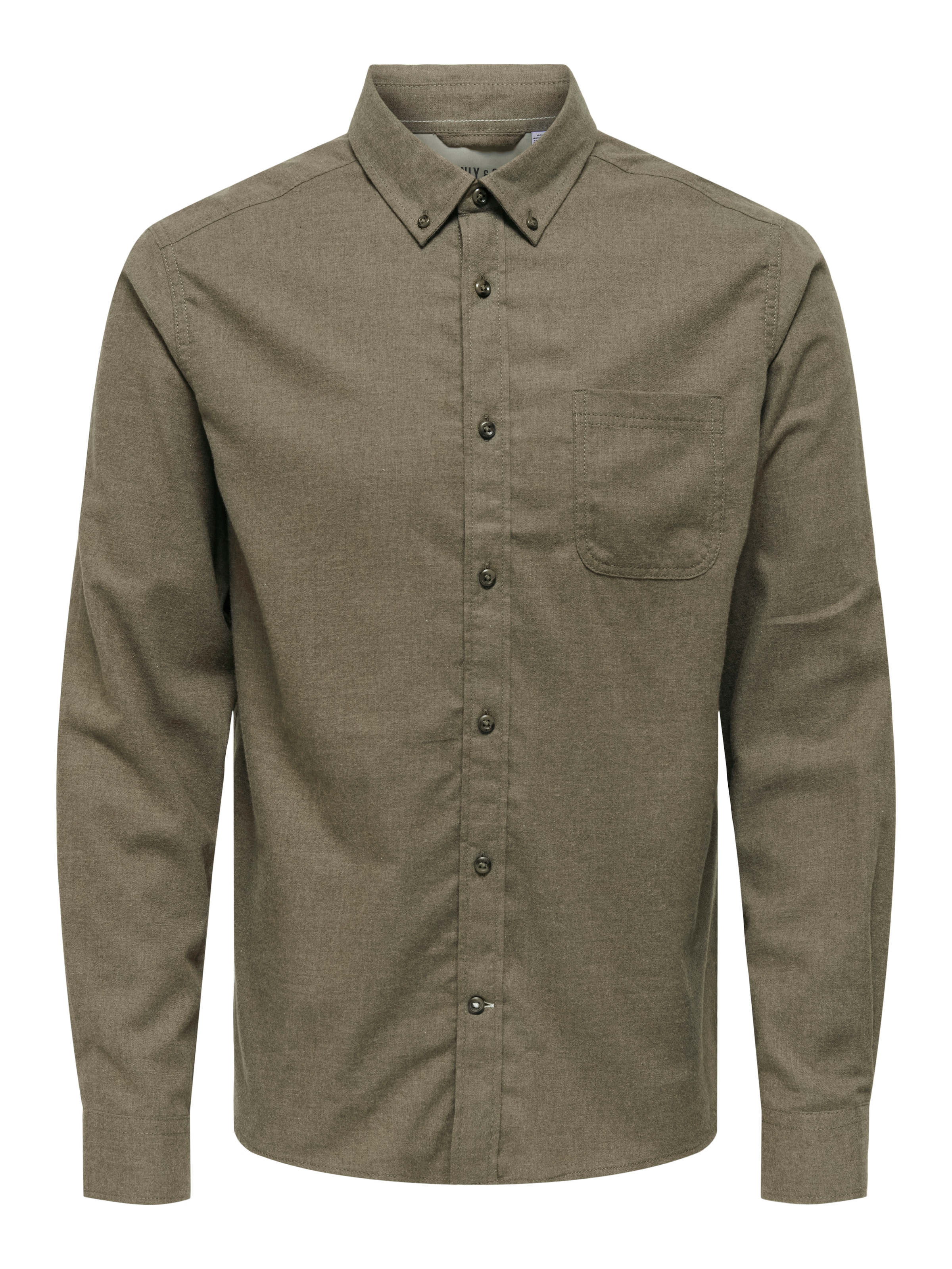 ONLY & SONS Langarmhemd »ONSROAD LIFE REG MELANGE LS SHIRT NOOS«