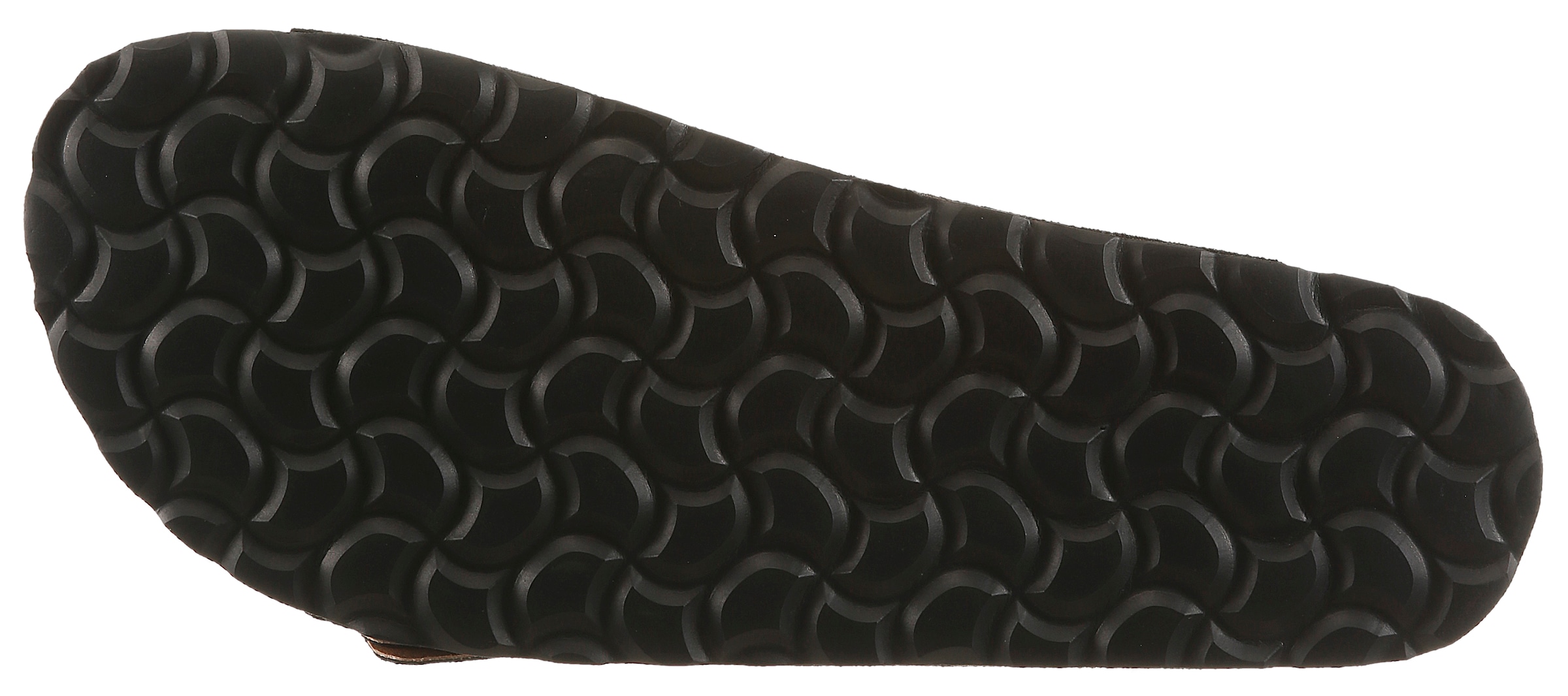 VERBENAS Pantolette »Randell Velour«  Sommerschuh, Flat, Hausschuh mit Softfussbett