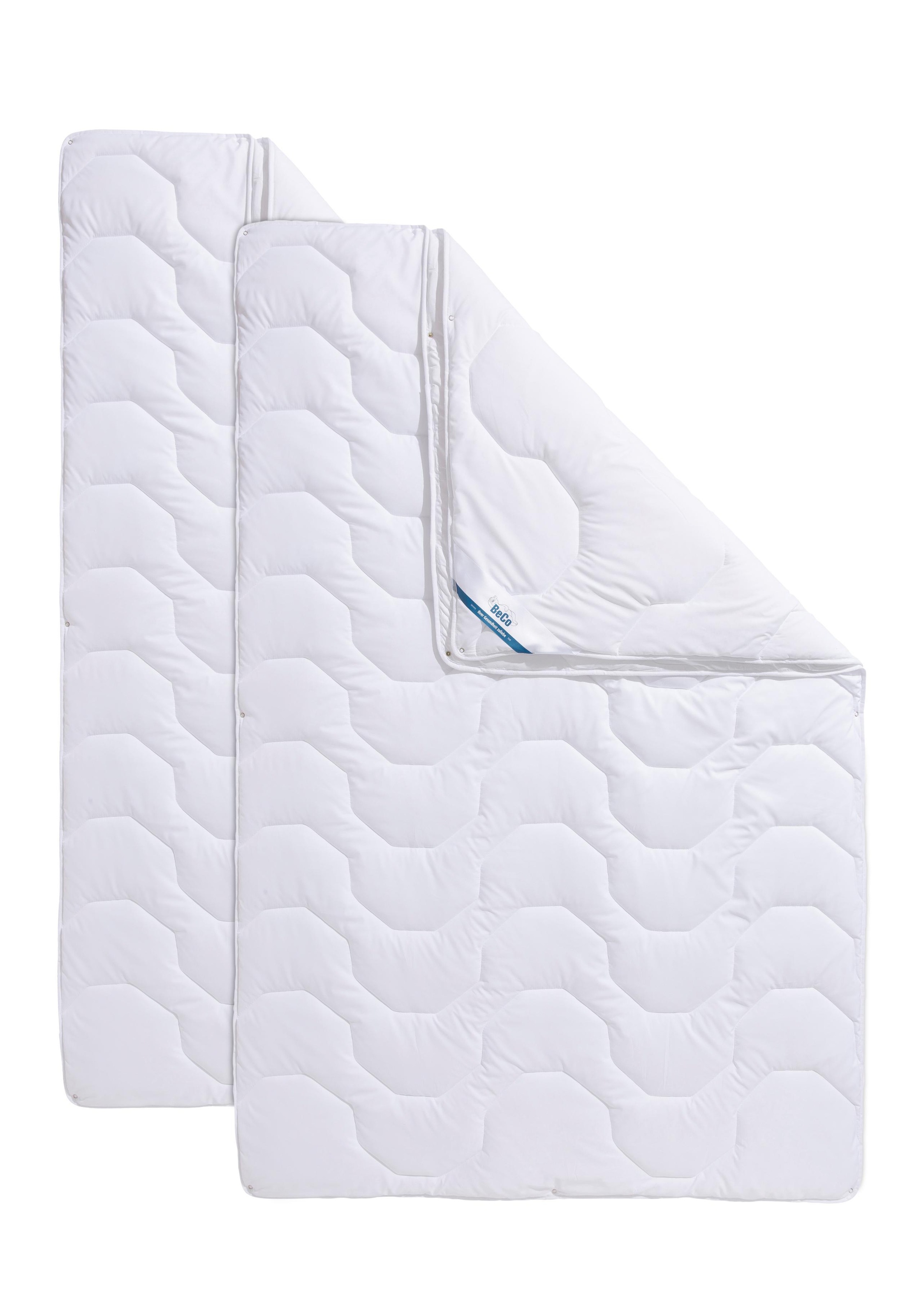 Beco Microfaserbettdecke "2 für 1, Bettdecken für Sommer und Winter, inkl. 1 Gratis-Leichtdecke" 4-Jahreszeiten Füllung Polyester Bezug Polyester 1 Stk. tlg. Bettdecke 135x200 cm, 155x220 cm und weitere Größen, Decke
