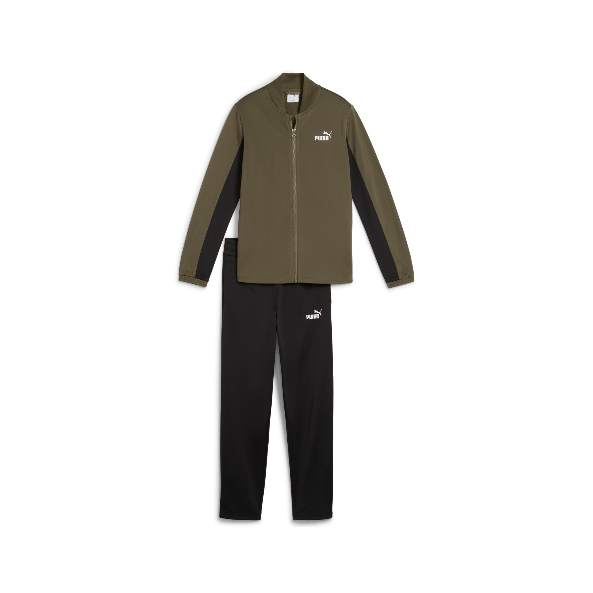 Image of PUMA Trainingsanzug "POLY BASEBALL SUIT B" 2 Stk. 2-teilig, Jacke mit Stehkragen, mit Logo-Gummiprints
