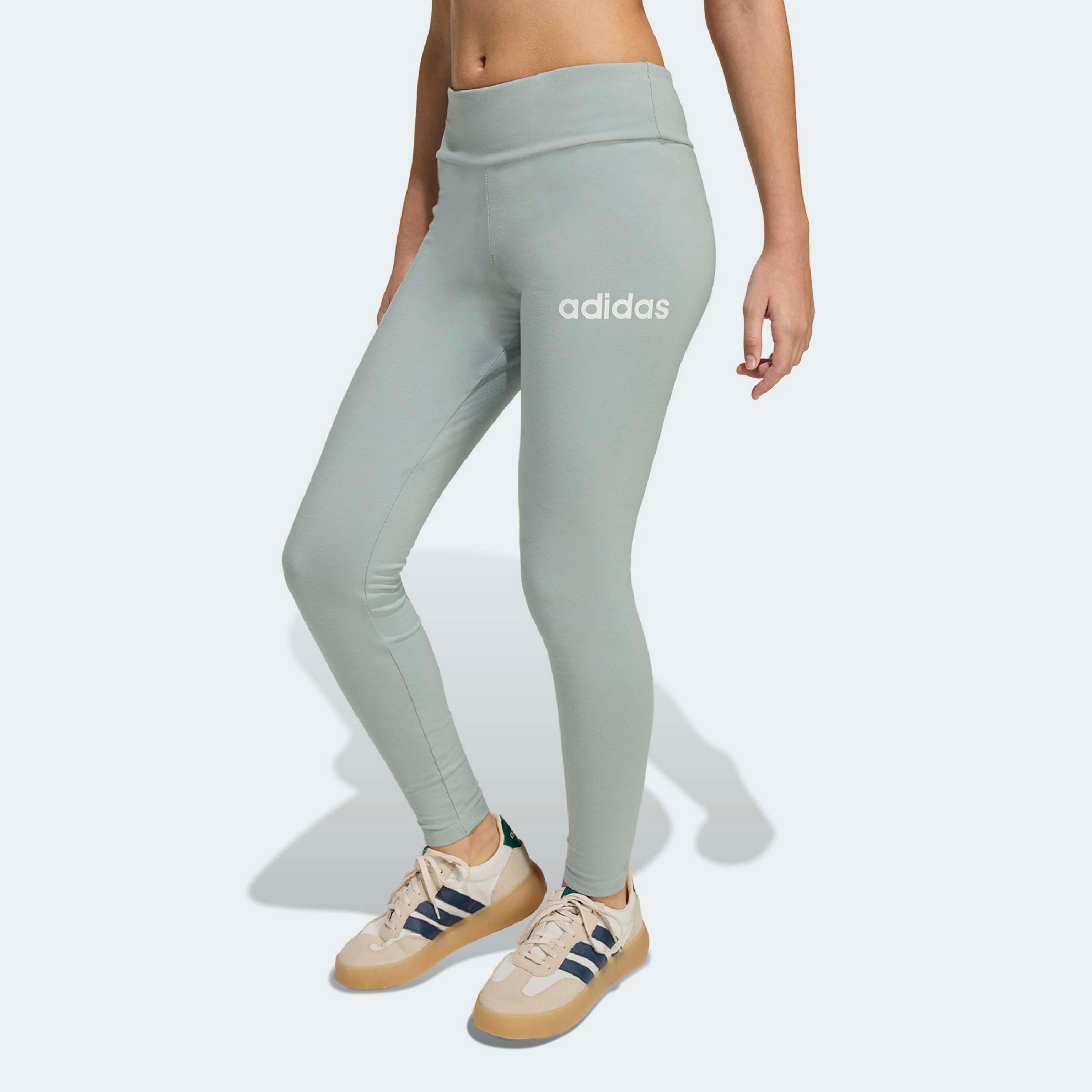 Image of adidas Sportswear Leggings "JG LIN LEG 230" sportlicher Stil, für Kinder, aus Baumwolle mit Elasthan