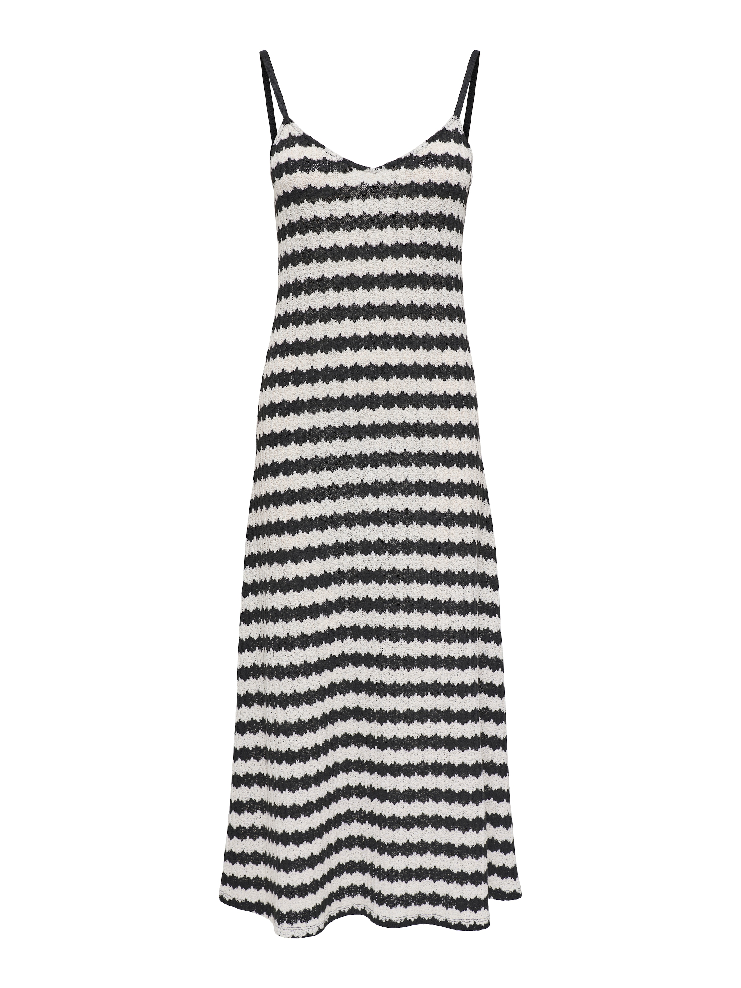 ONLY Robe à bretelles »ONLEVARA S/L STRIPE DRESS JRS NOOS« mélange de matériaux, coupe régulière