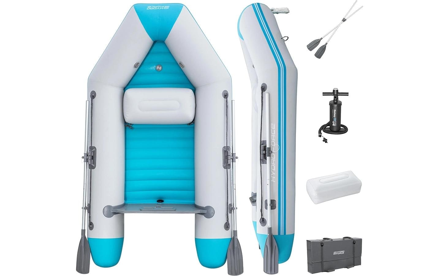 Bestway Schlauchboot »Corinth Elite Sport Boat Set, 230 x 130 x 33 cm« Aufblasbares Sportboot für 2 Personen mit Motorhalterung