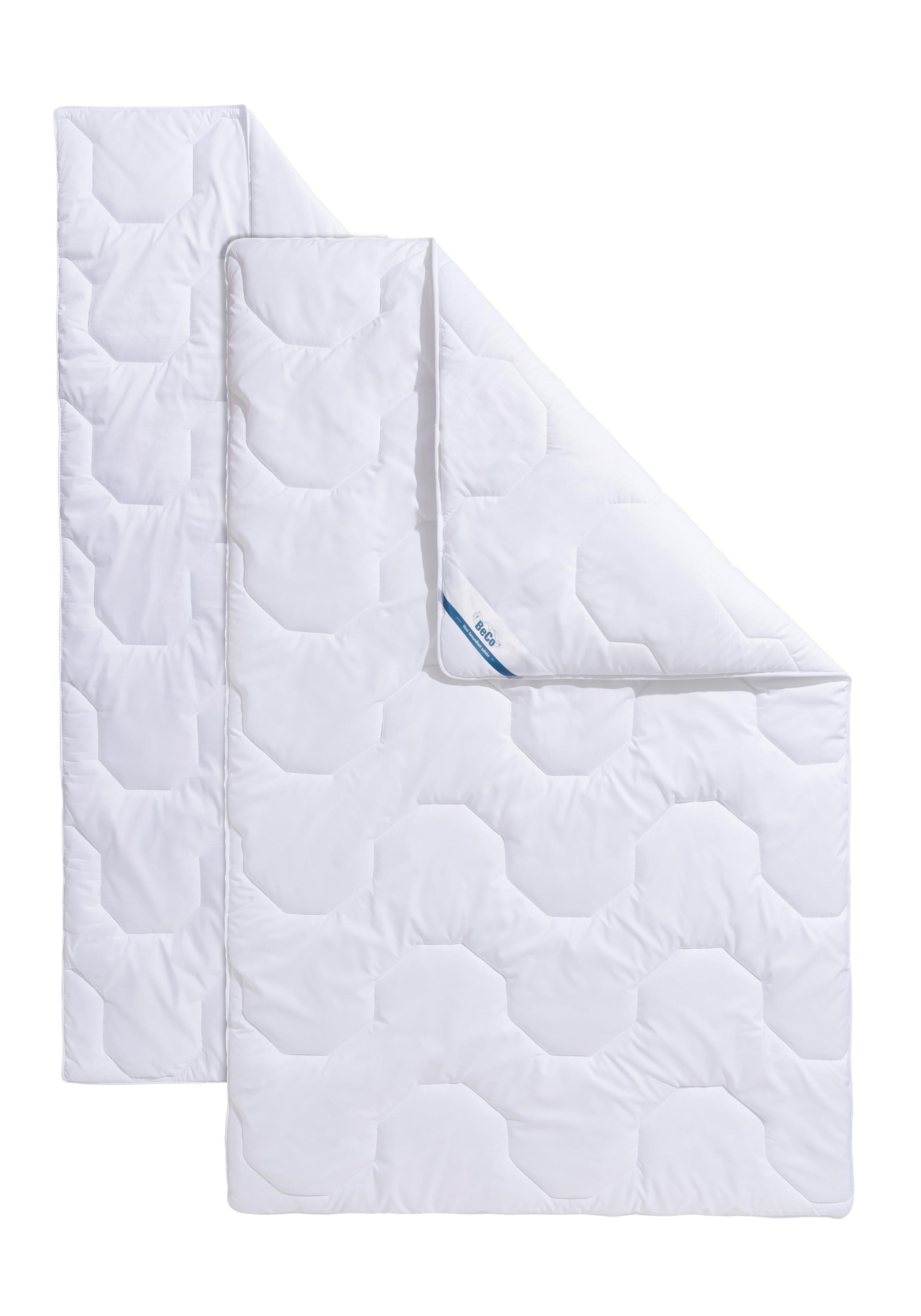 Beco Microfaserbettdecke »2 für 1, Bettdecken für Sommer und Winter, inkl. 1 Gratis-Leichtdecke«, warm, Füllung Polyester, Bezug Polyester, (1 St.), Bettdecke 135x200 cm, 155x220 cm und weitere Grössen, Decke
