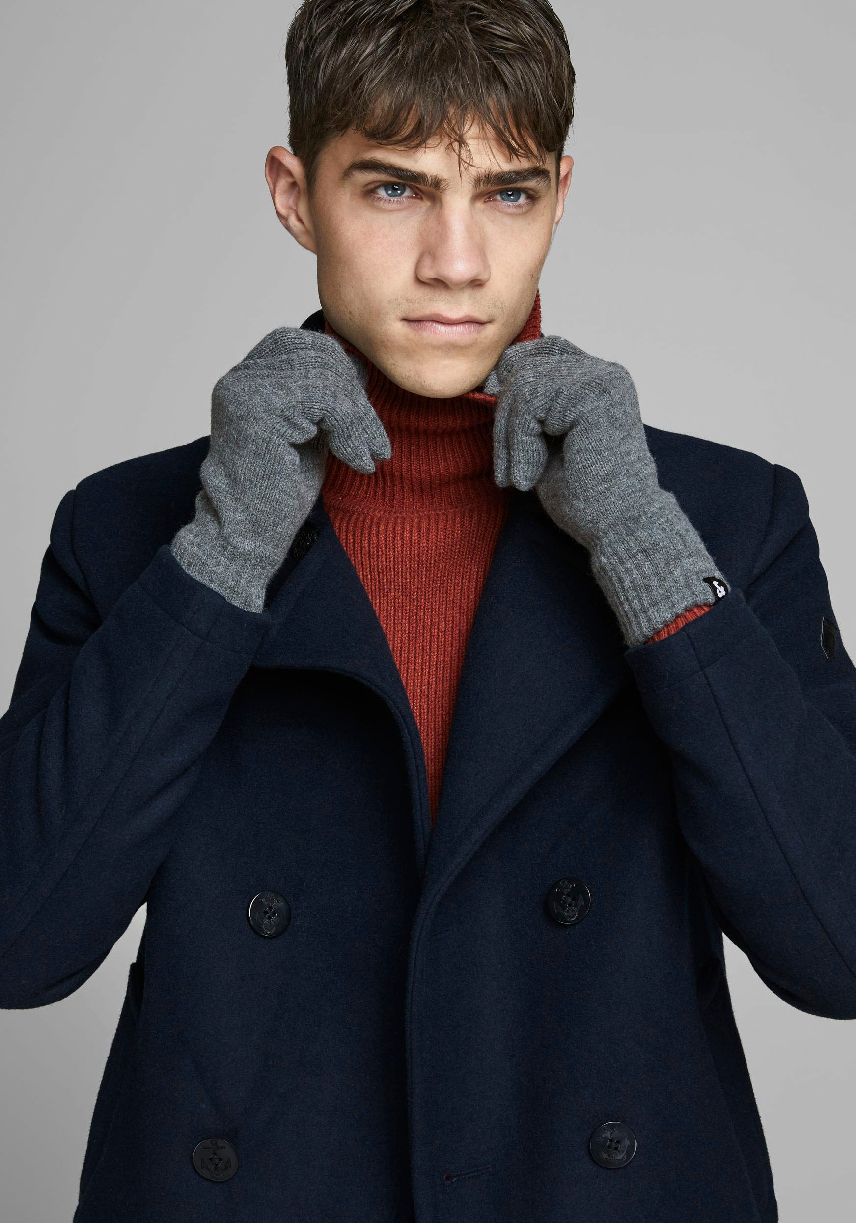 Jack & Jones Gants tricotés »JACBARRY KNITTED GLOVES NOOS« JACBARRY KNITTED GLOVES NOOS