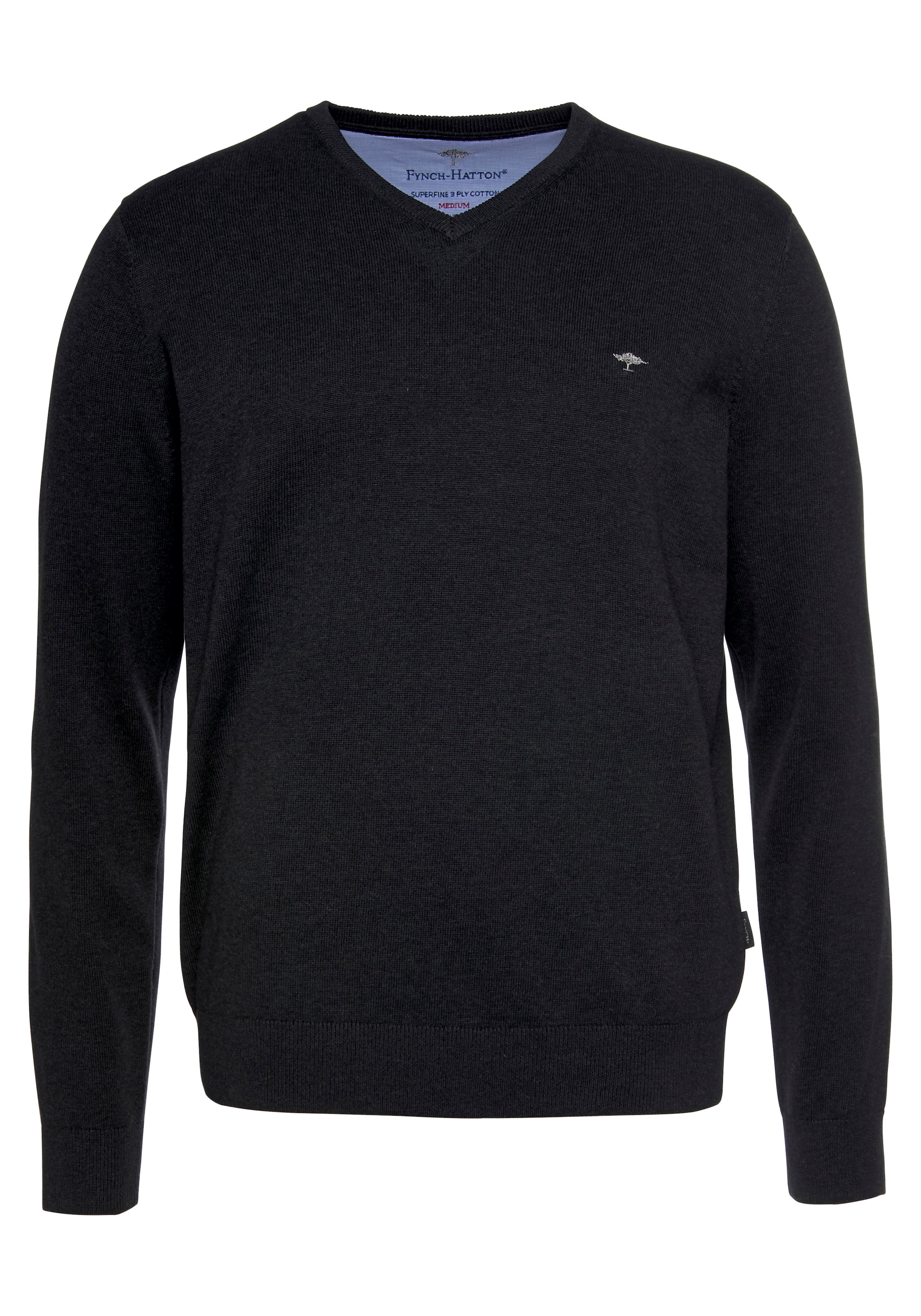 FYNCH-HATTON Strickpullover »FYNCH-HATTON Pullover mit V-Kragen«, (1 tlg.), mit... kaufen