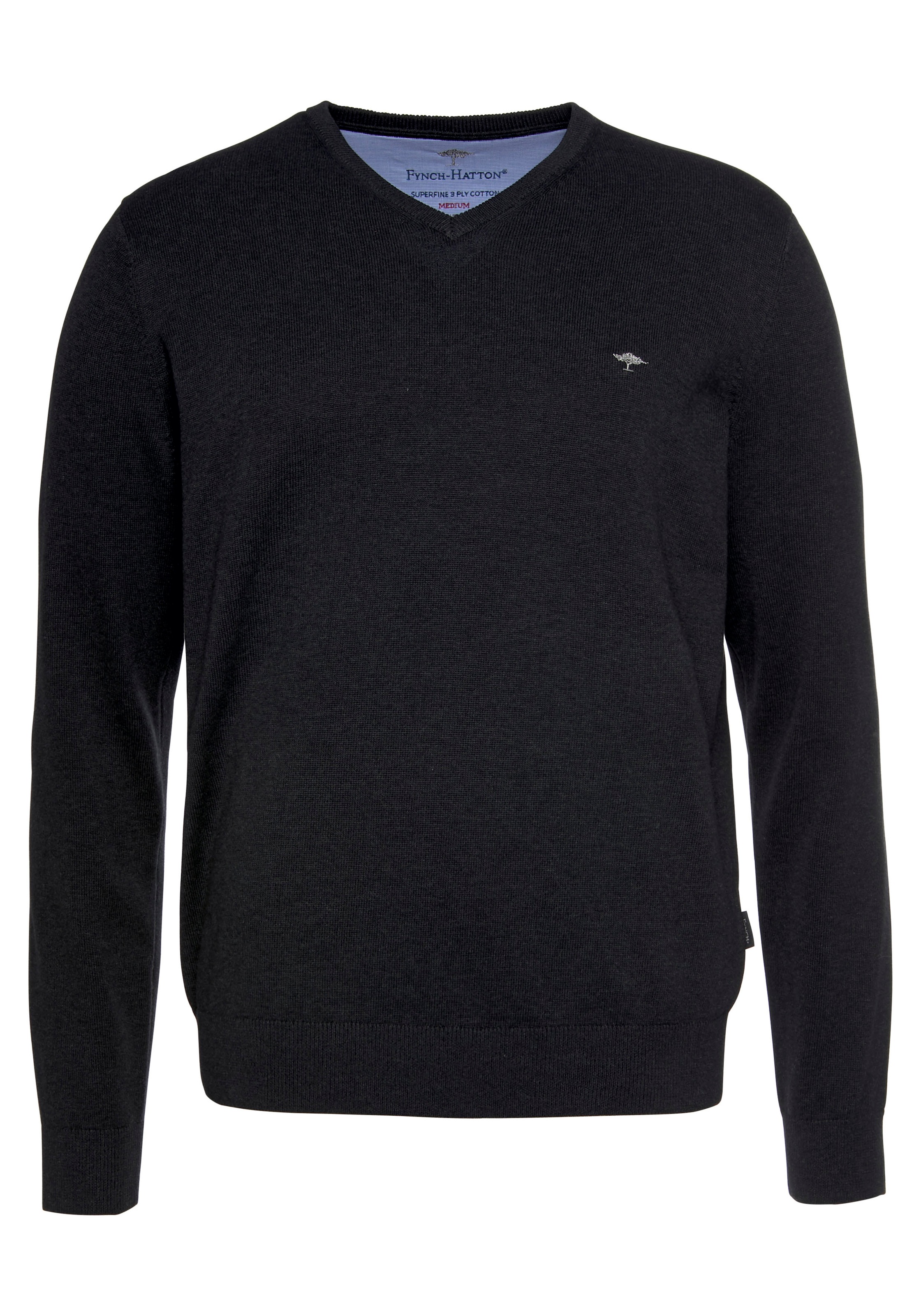 Image of FYNCH-HATTON Strickpullover, mit V-Ausschnitt bei Ackermann Versand Schweiz